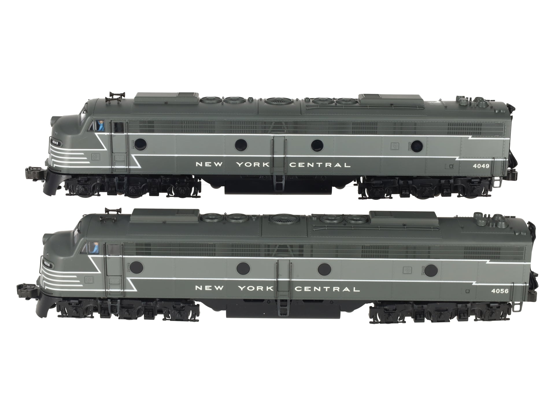 K-Line K28701S O Gauge New York Central E8 AA Diesel Locomotive Set #4046/4049 EX/Box