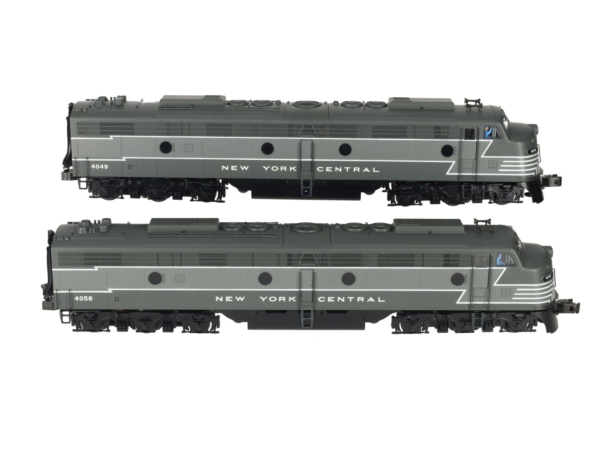 K-Line K28701S O Gauge New York Central E8 AA Diesel Locomotive Set #4046/4049 EX/Box