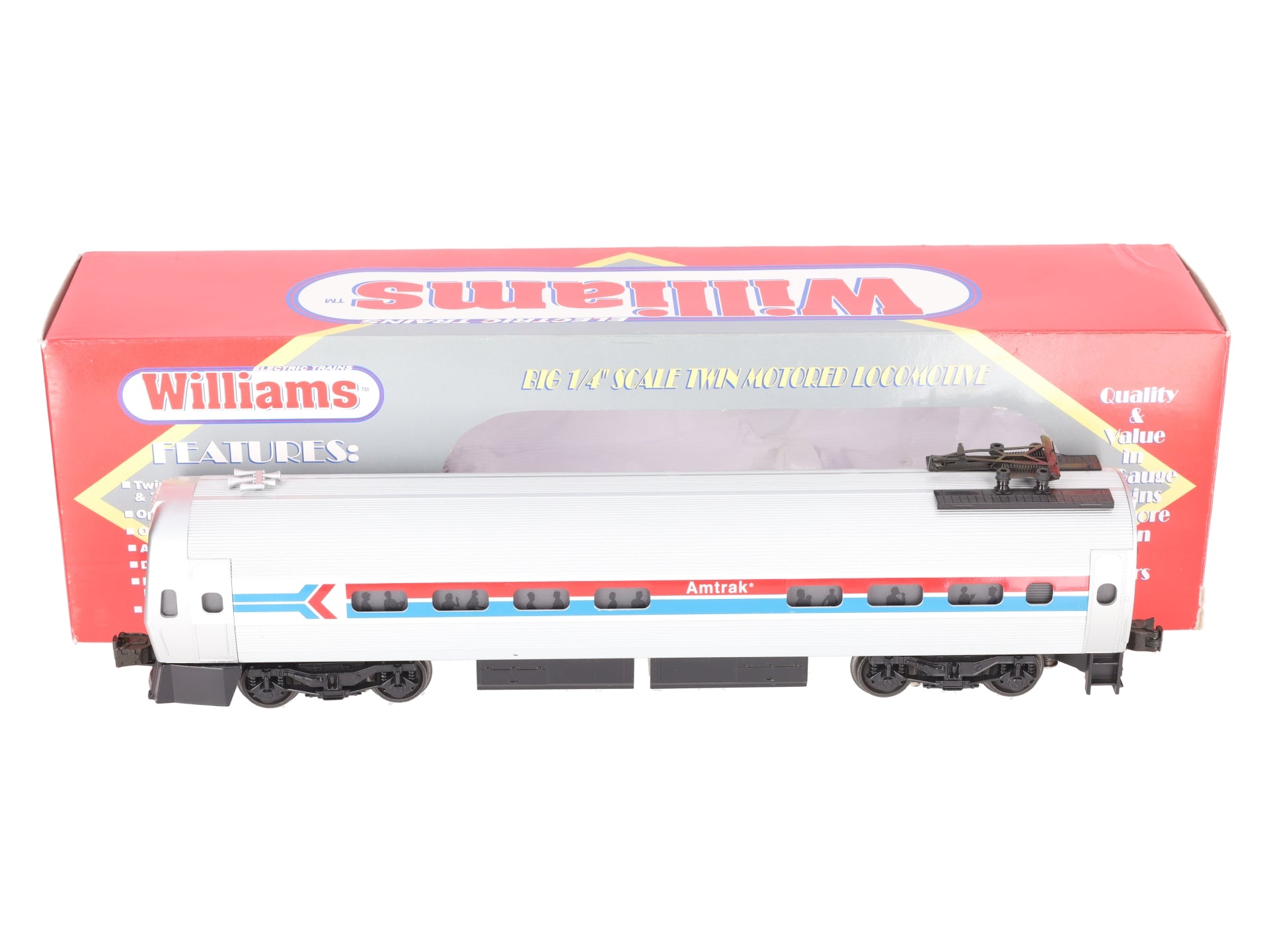 Williams MET200 O Gauge Amtrak Metroliner Electric Passenger Car #812 LN/Box