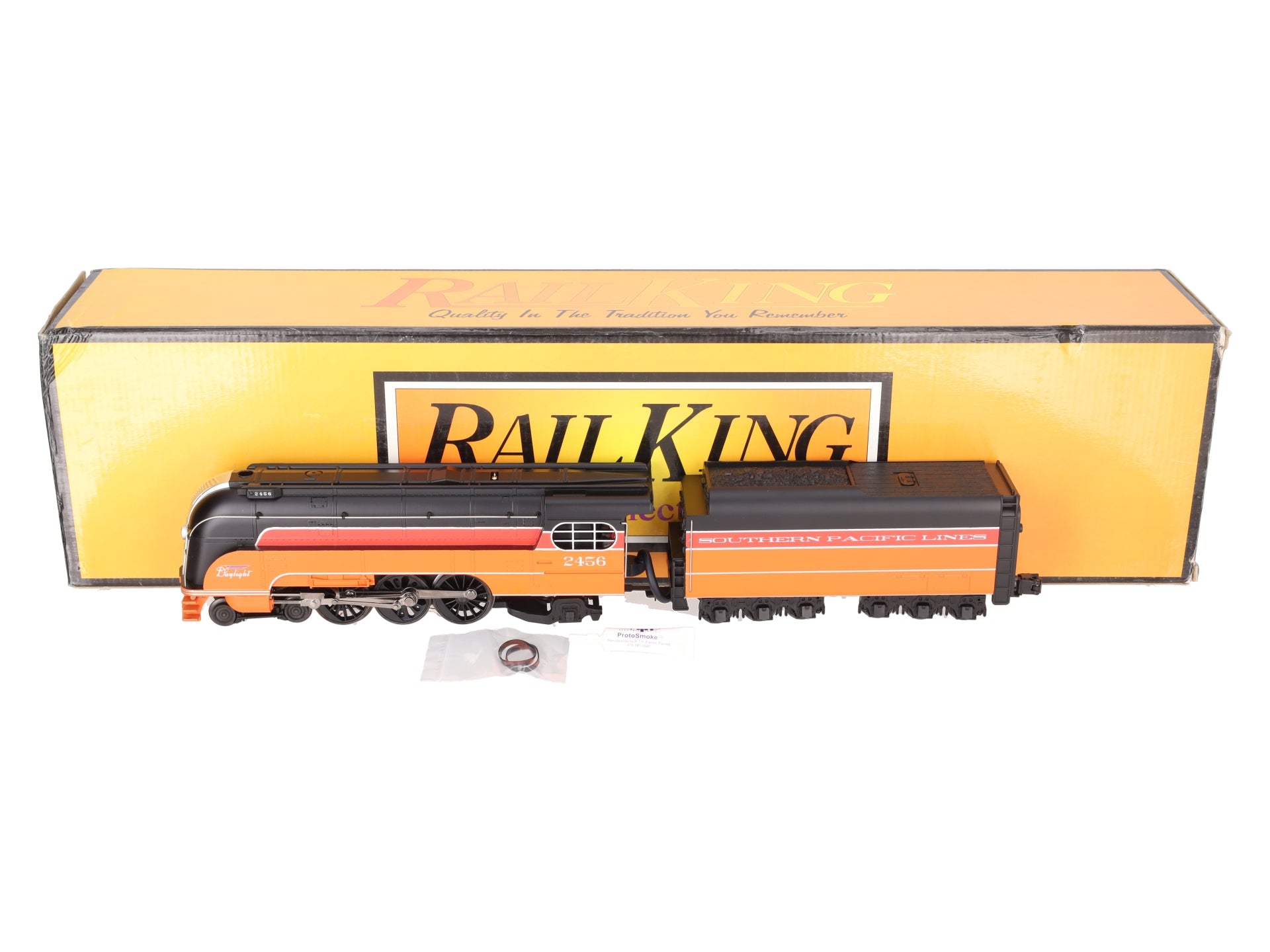 MTH 30-1441-1 Southern Pacific 4-6-2 Forty-Niner Steam Locomotive w/PS 2.0 #2456 EX/Box