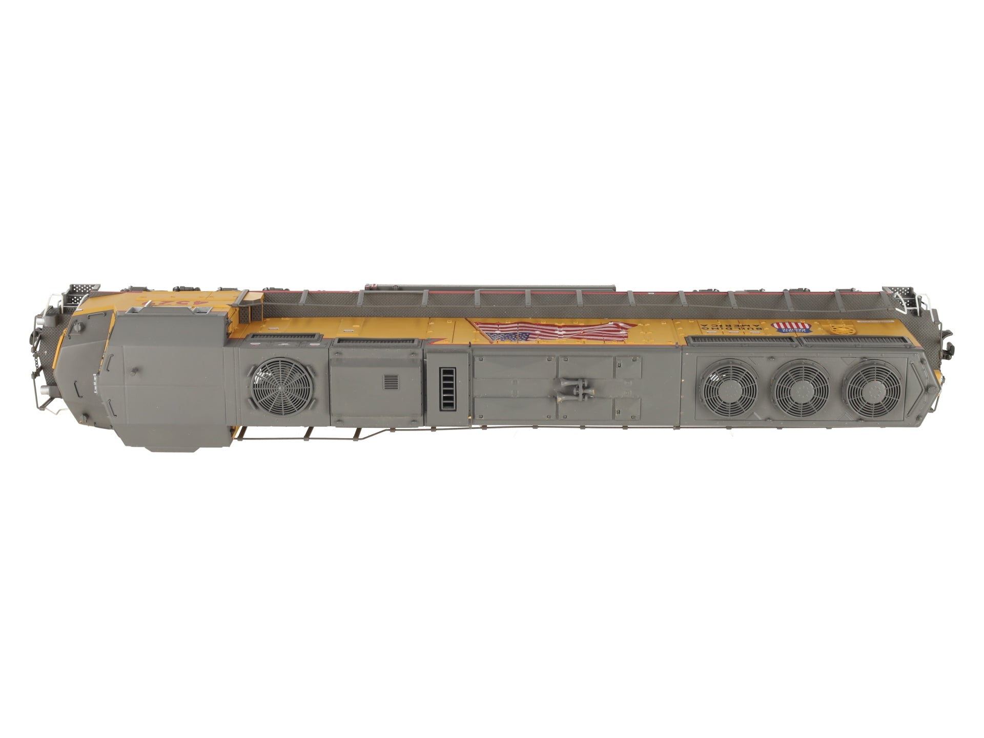 MTH 20-2376-3 O Union Pacific Flag SD70 MAC Non-Powered Diesel Engine #4529 EX/Box