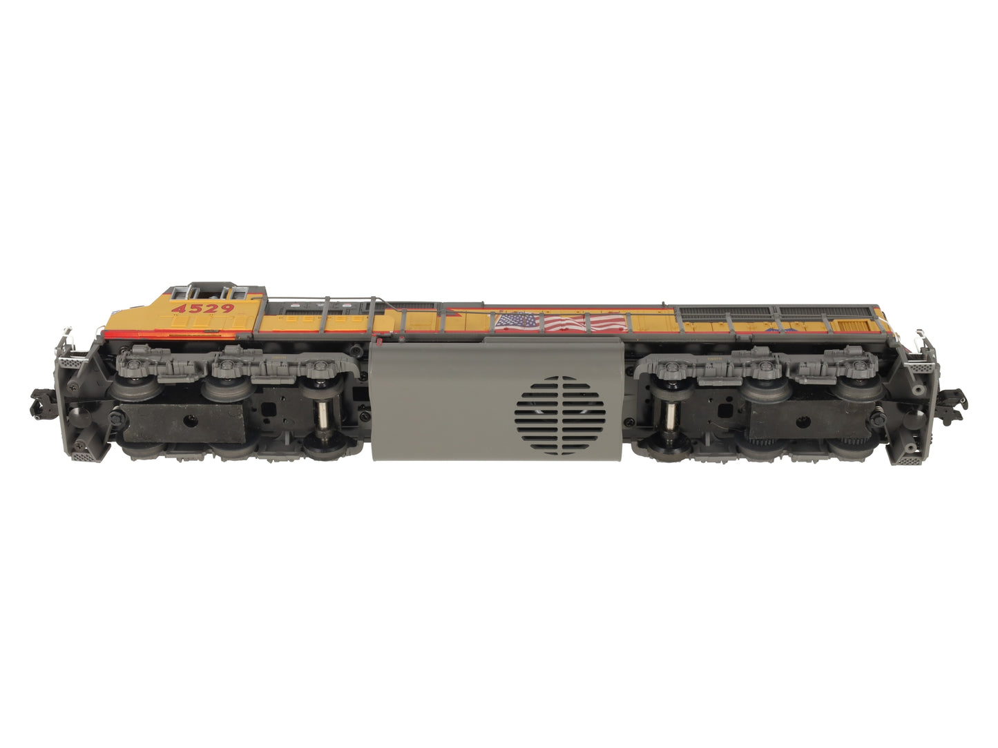 MTH 20-2376-3 O Union Pacific Flag SD70 MAC Non-Powered Diesel Engine #4529 EX/Box