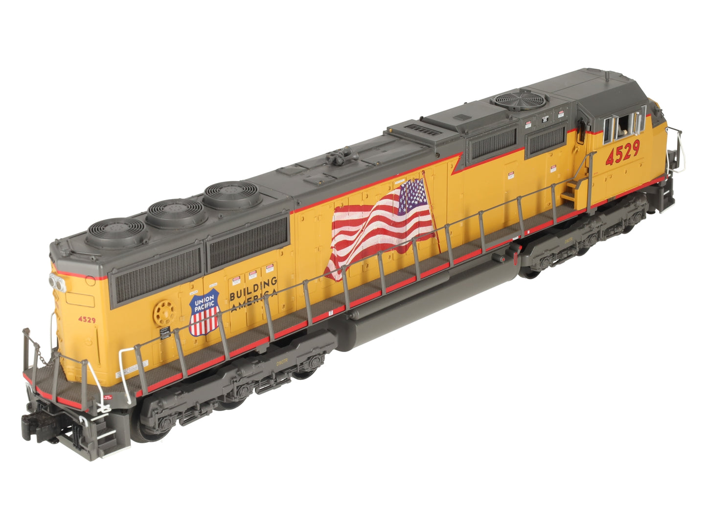 MTH 20-2376-3 O Union Pacific Flag SD70 MAC Non-Powered Diesel Engine #4529 EX/Box