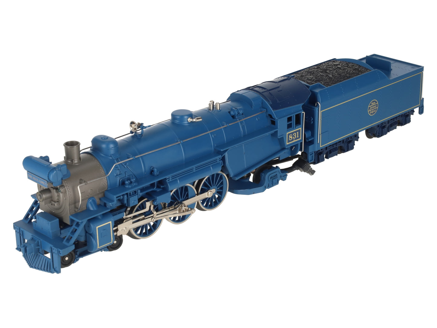 MTH 30-1172-1 O NJC Blue Comet 4-6-2 Steam Locomotive w/PS2 #831 LN/Box