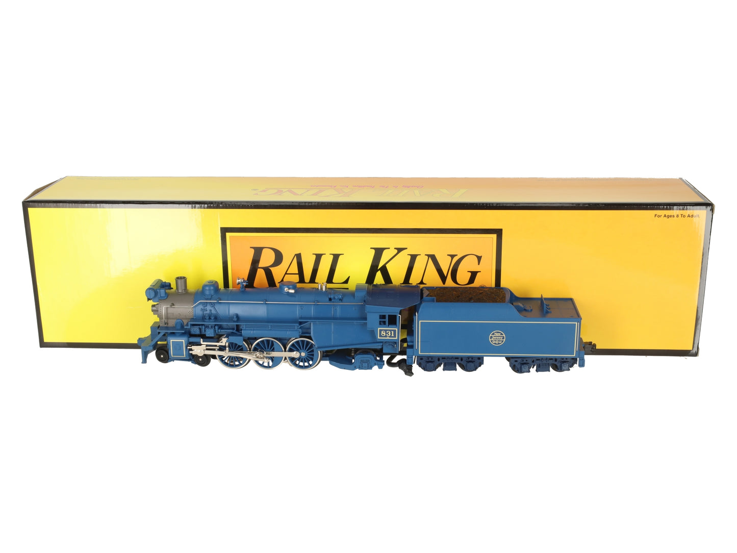 MTH 30-1172-1 O NJC Blue Comet 4-6-2 Steam Locomotive w/PS2 #831 LN/Box