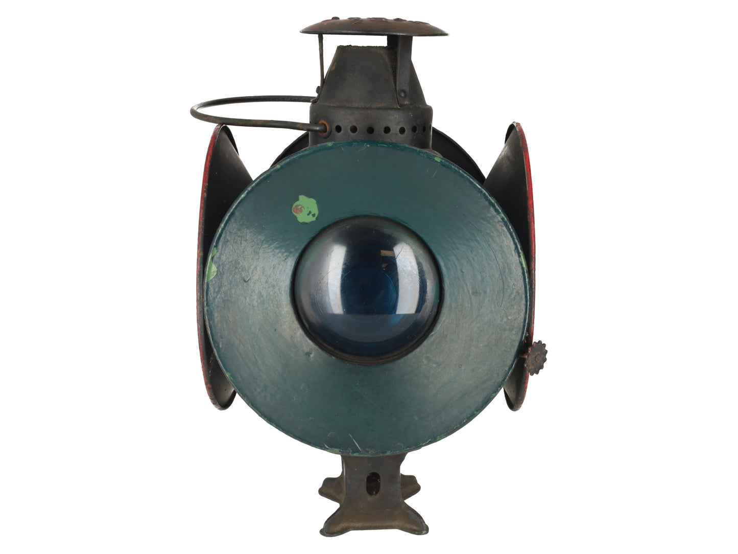 Adlake VINTAGE Non-Sweating Lantern 4-Way Railroad Switch Signal Lamp VG