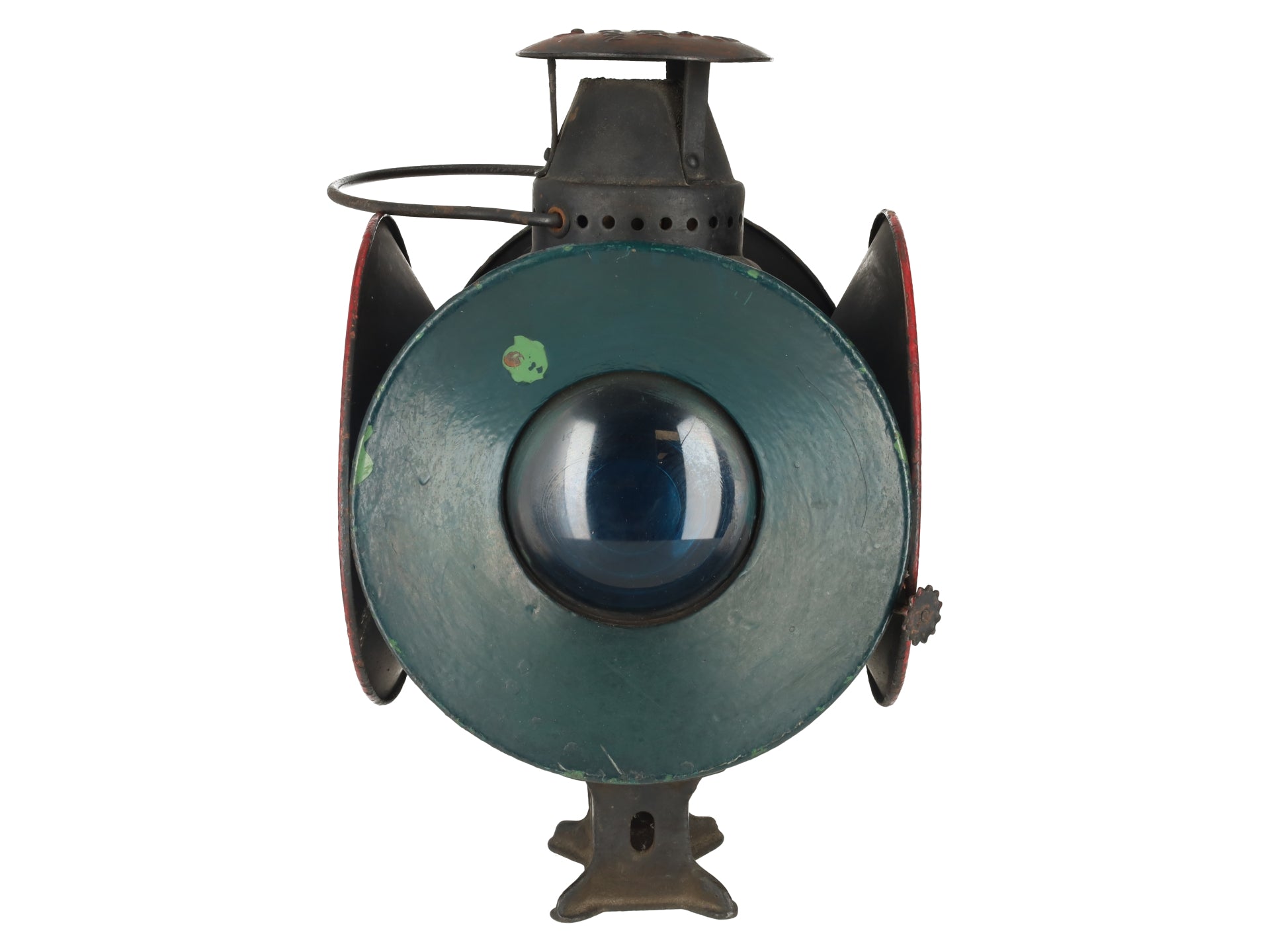 Adlake VINTAGE Non-Sweating Lantern 4-Way Railroad Switch Signal Lamp VG