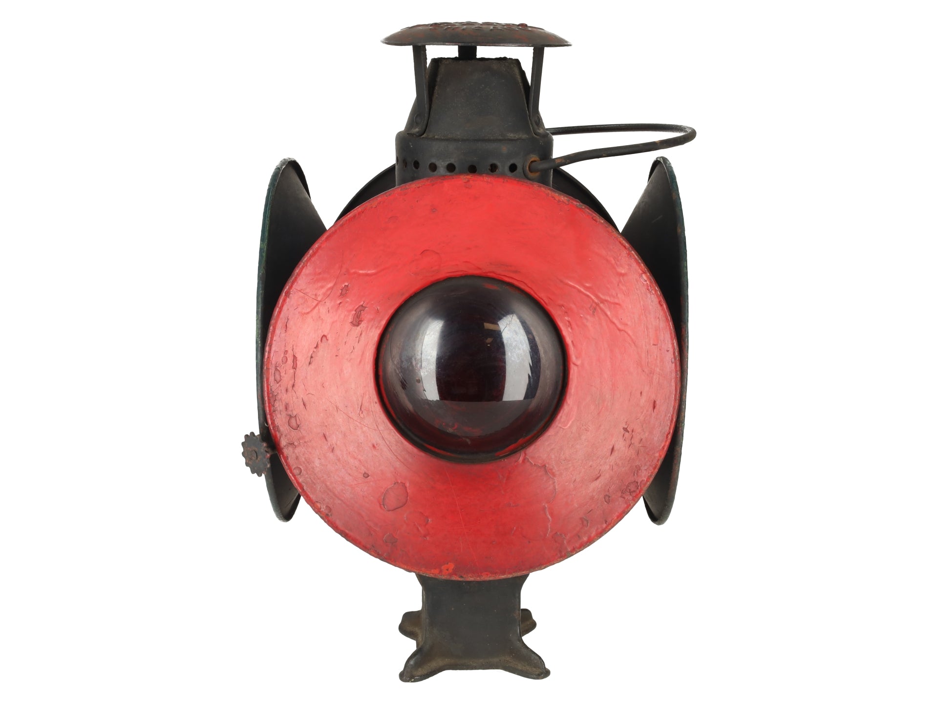 Adlake VINTAGE Non-Sweating Lantern 4-Way Railroad Switch Signal Lamp VG