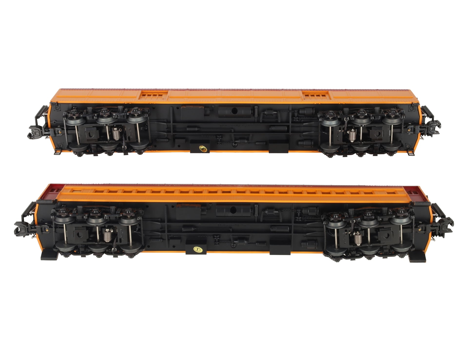 MTH 20-44022 O Milwaukee Road 70' Madison Baggage/Coach Passenger Set (Set of 2)