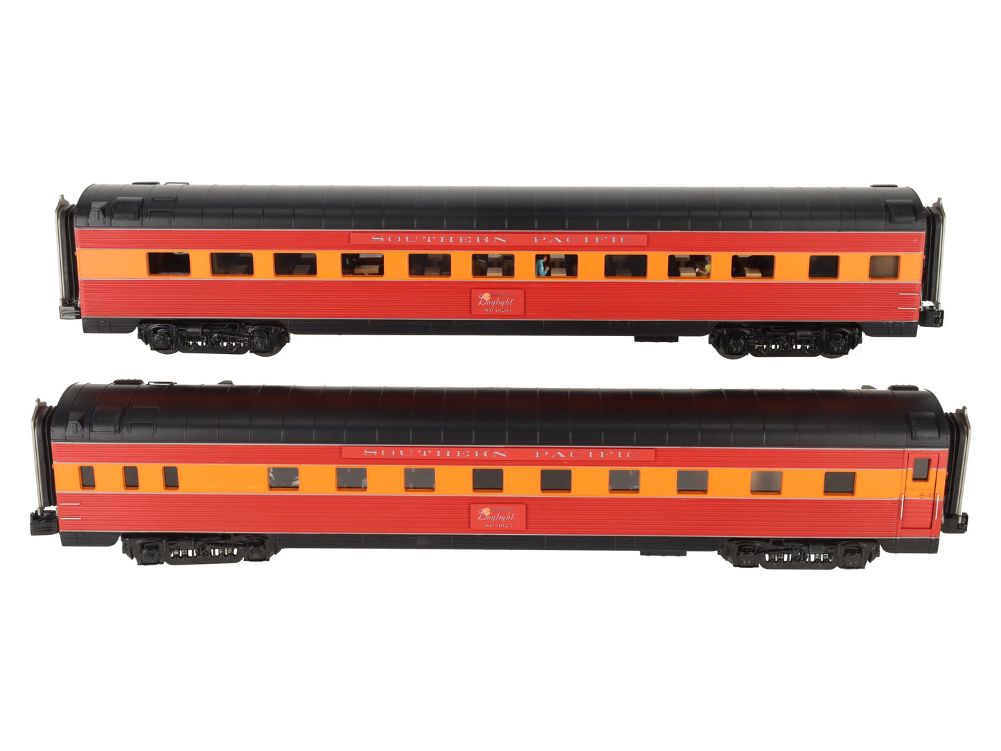 MTH 20-66239 O Southern Pacific 2-Car Streamlined Sleeper/Diner Passenger Set LN/Box