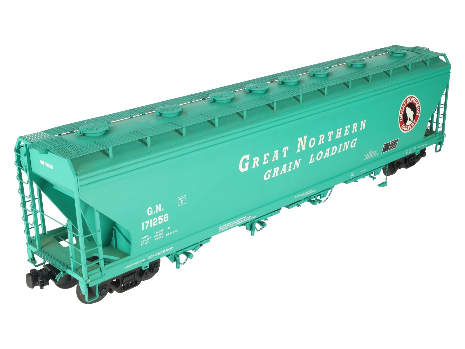 Weaver 171256 G Scale Great Northern Covered Hopper VG