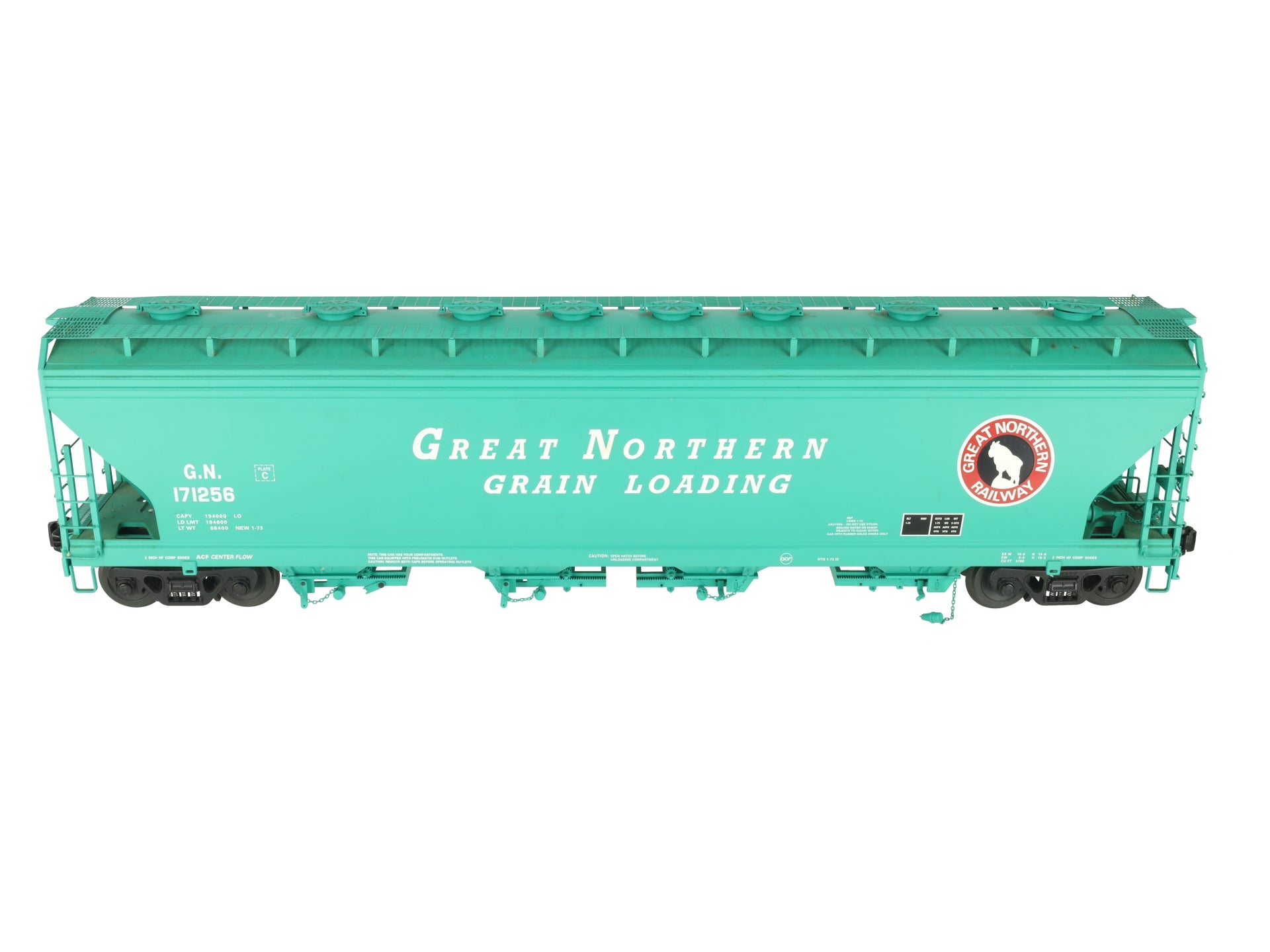 Weaver 171256 G Scale Great Northern Covered Hopper VG
