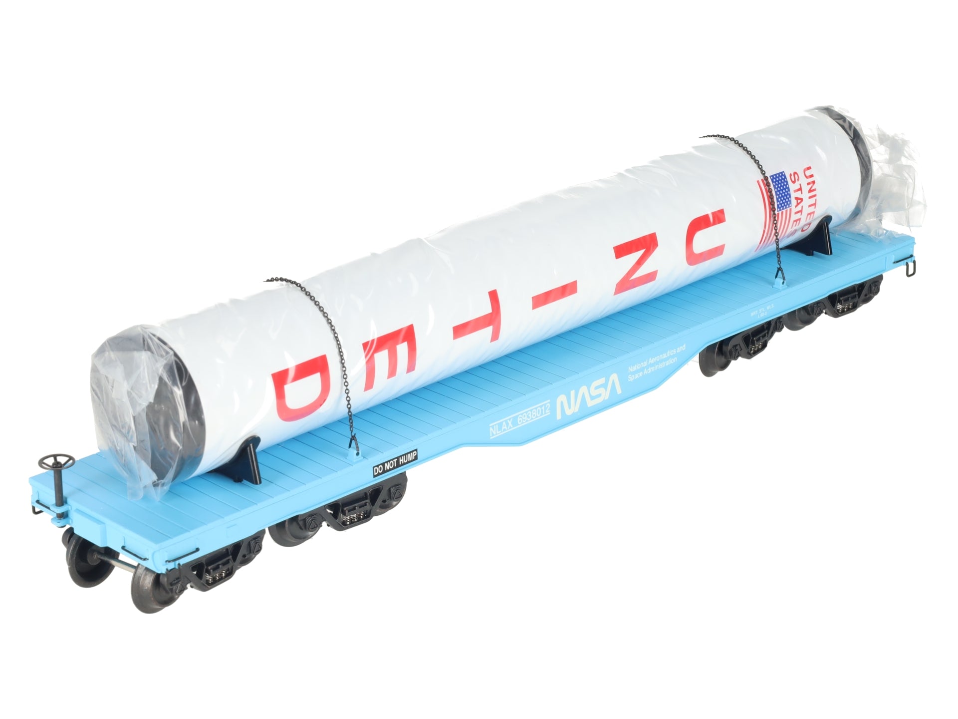 K-Line K693-8012 O Gauge NASA Flatcar with Rocket Load #6938012 LN/Box
