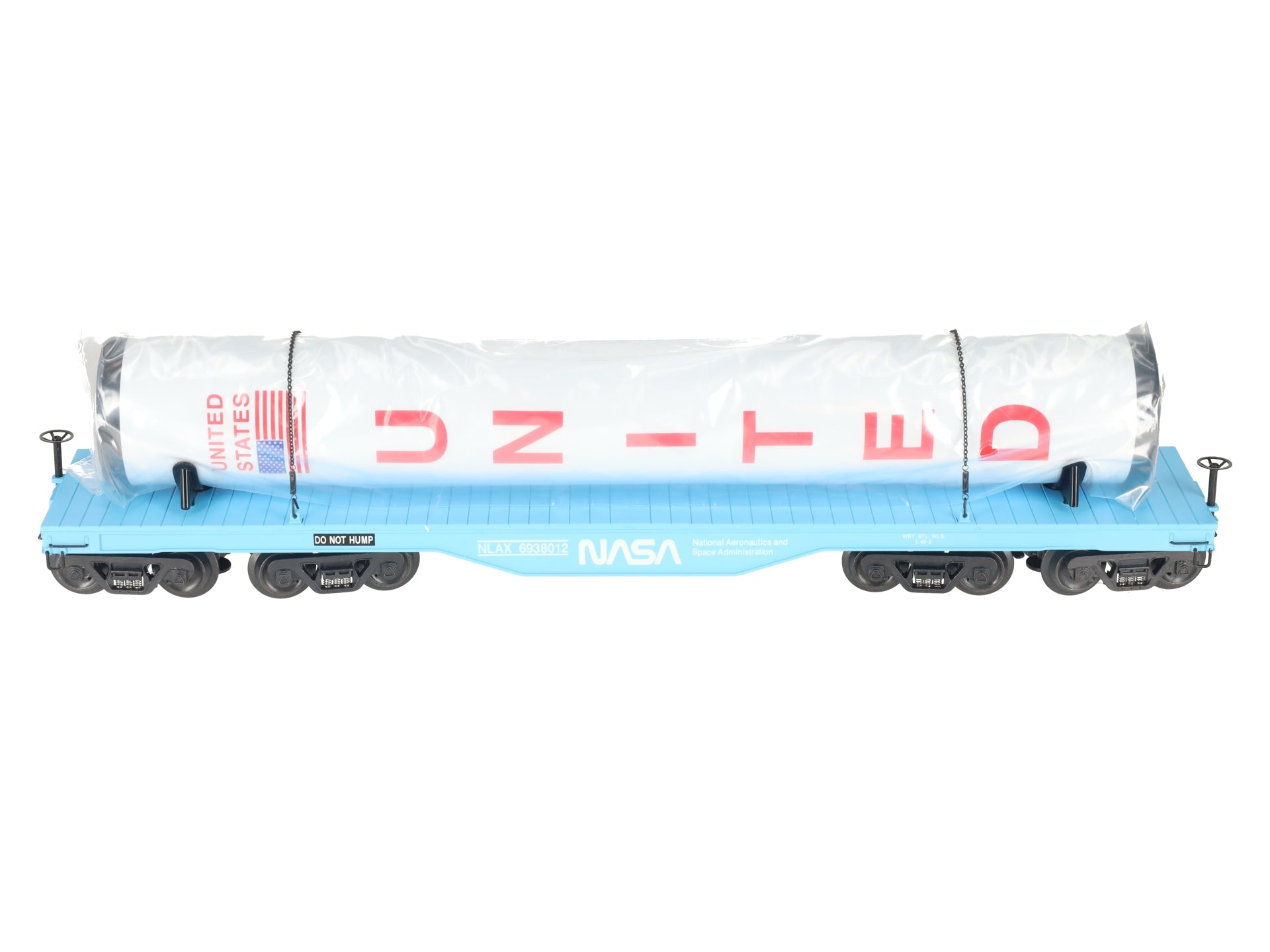 K-Line K693-8012 O Gauge NASA Flatcar with Rocket Load #6938012 LN/Box