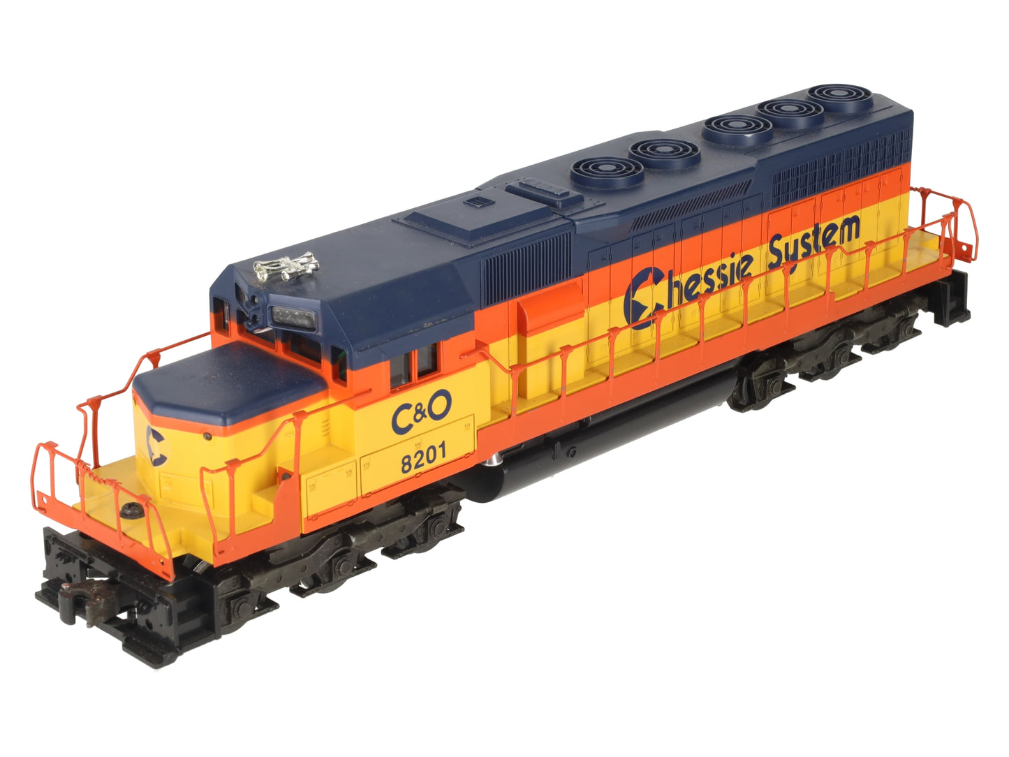 Lionel 6-18201 O Gauge C&O Chessie SD-40 Diesel Locomotive W/ Horn #8201 EX/Box