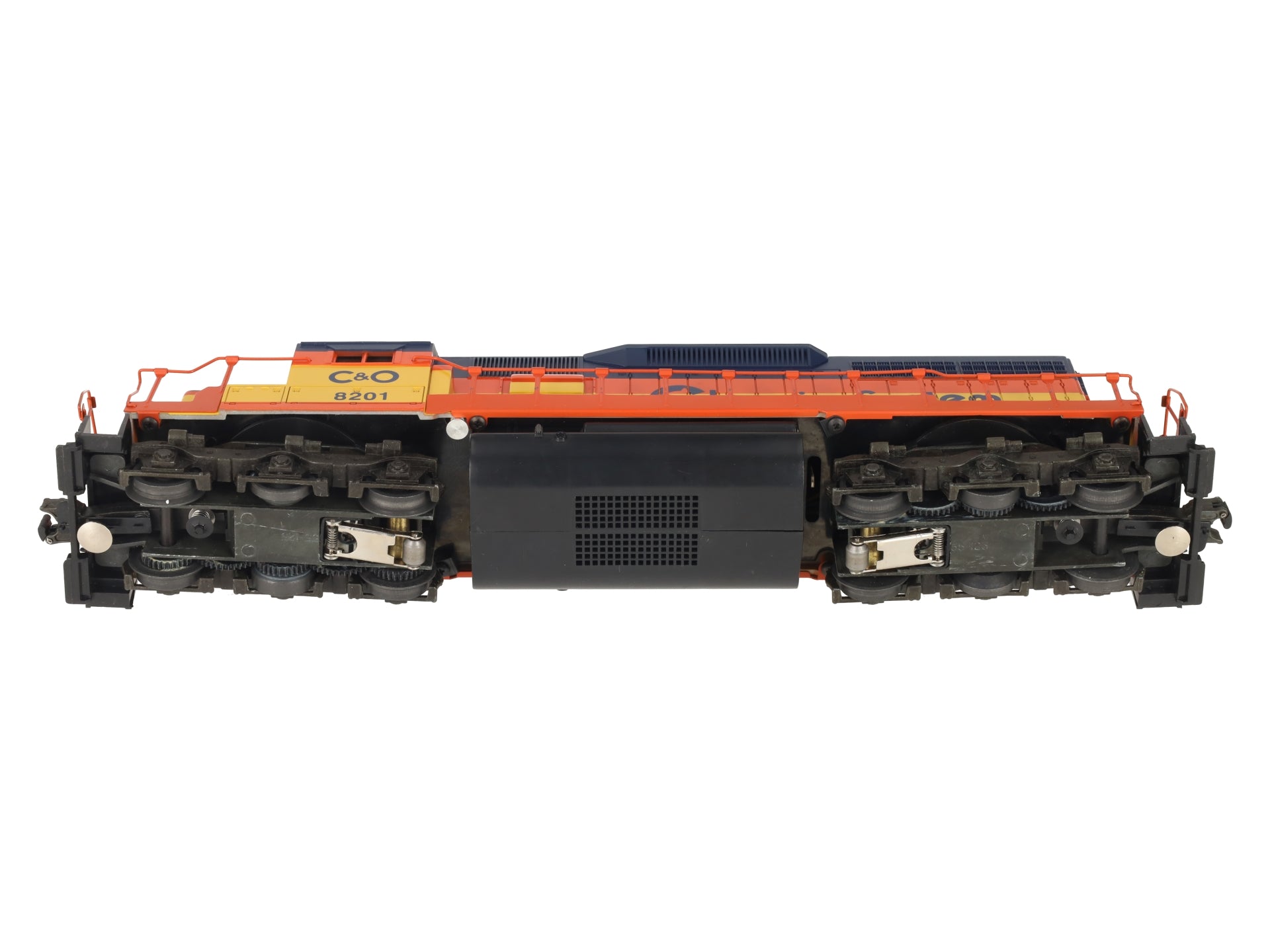 Lionel 6-18201 O Gauge C&O Chessie SD-40 Diesel Locomotive W/ Horn #8201 EX/Box