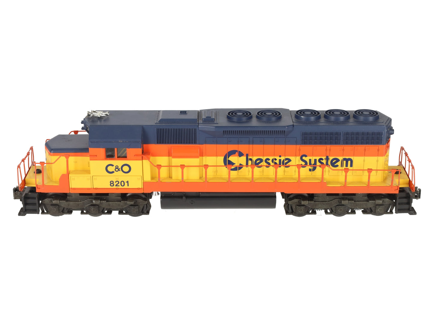 Lionel 6-18201 O Gauge C&O Chessie SD-40 Diesel Locomotive W/ Horn #8201 EX/Box