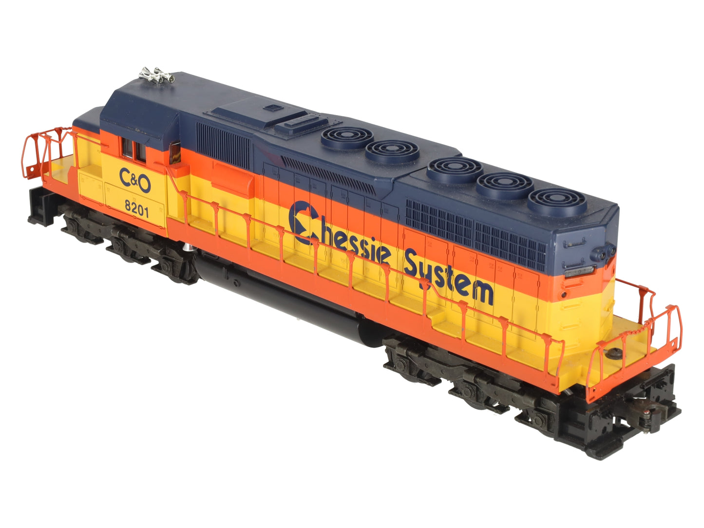 Lionel 6-18201 O Gauge C&O Chessie SD-40 Diesel Locomotive W/ Horn #8201 EX/Box