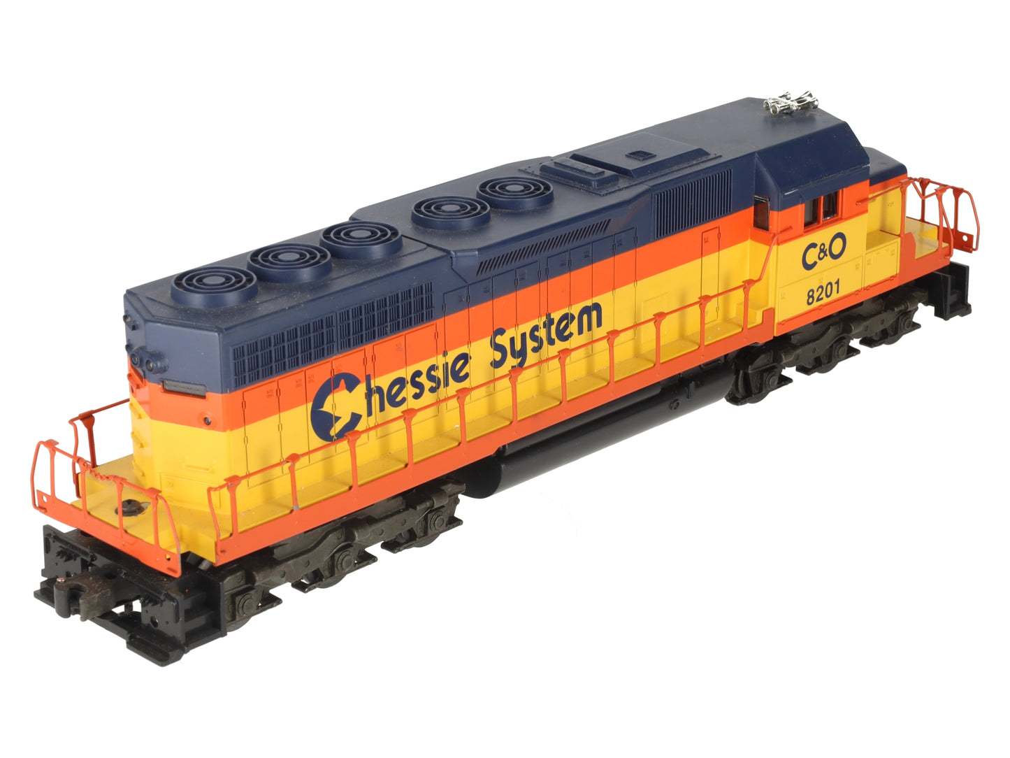 Lionel 6-18201 O Gauge C&O Chessie SD-40 Diesel Locomotive W/ Horn #8201 EX/Box