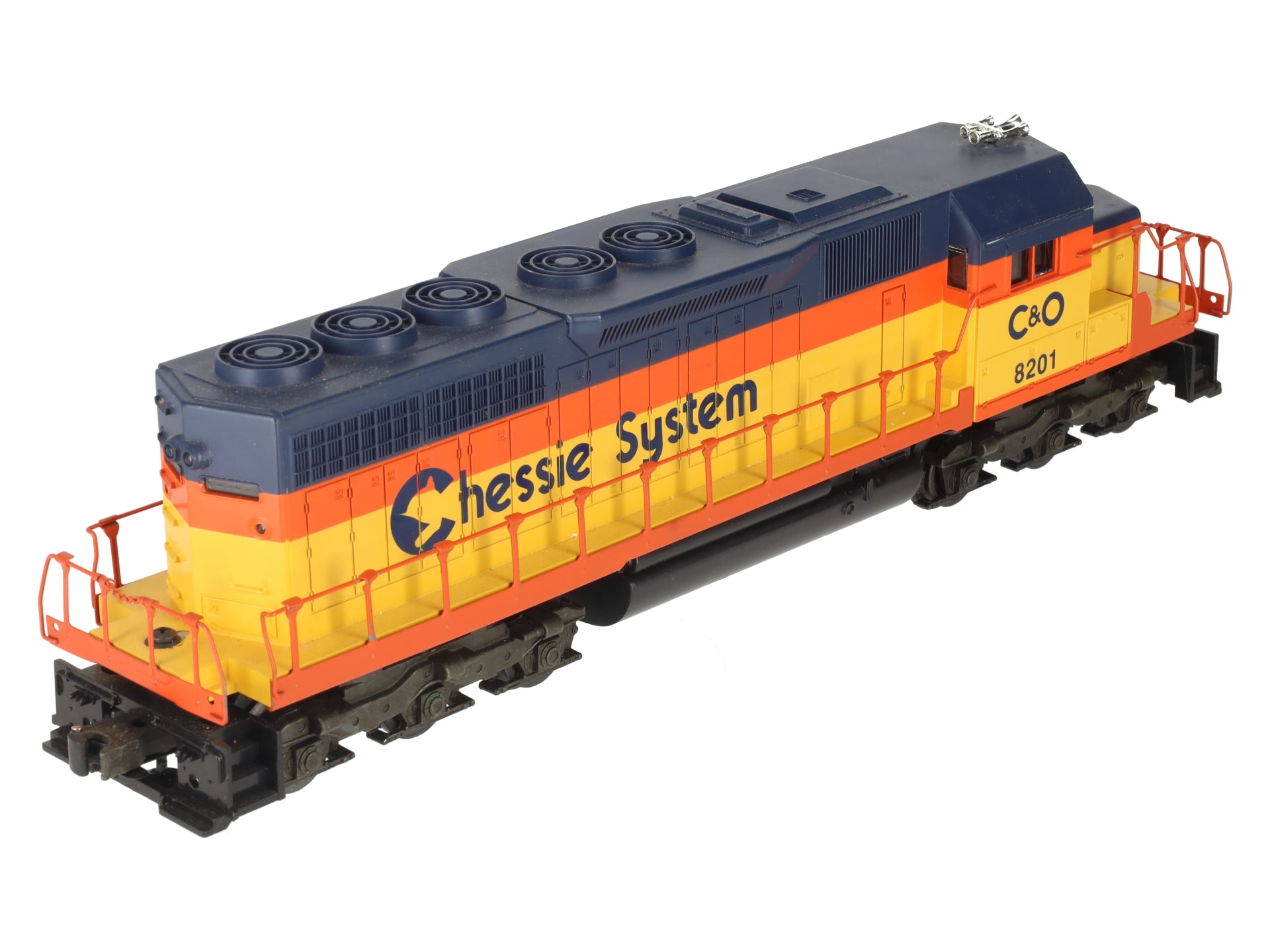 Lionel 6-18201 O Gauge C&O Chessie SD-40 Diesel Locomotive W/ Horn #8201 EX/Box