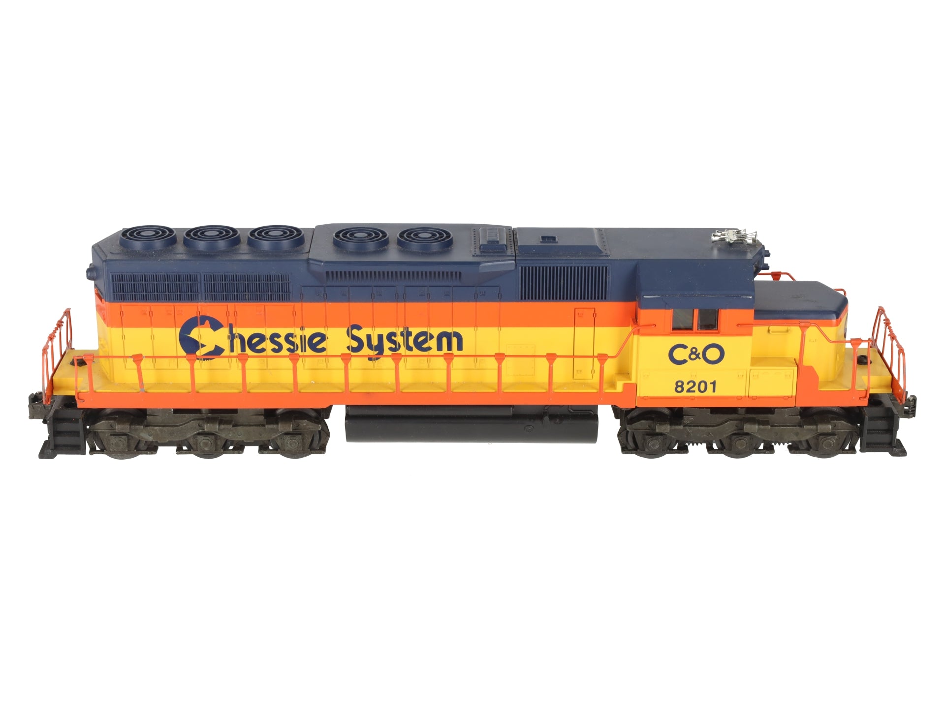 Lionel 6-18201 O Gauge C&O Chessie SD-40 Diesel Locomotive W/ Horn #8201 EX/Box