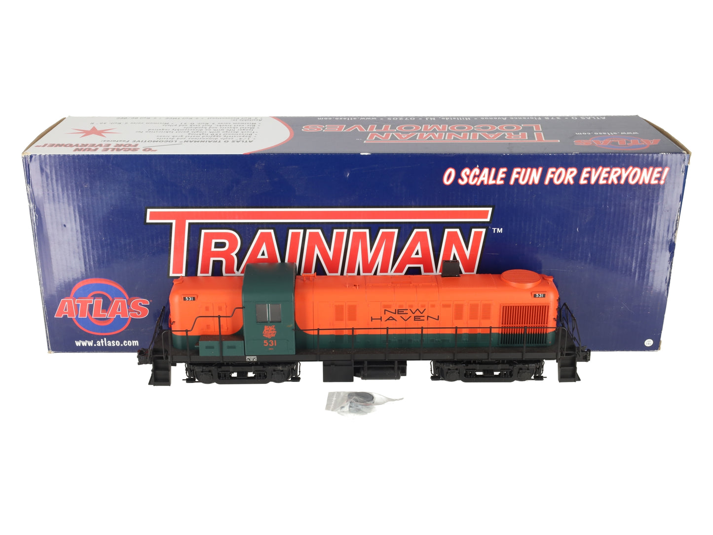 Atlas 20033012 O Gauge New Haven TMCC RS-3 Diesel Locomotive #531 (3-Rail) EX/Box