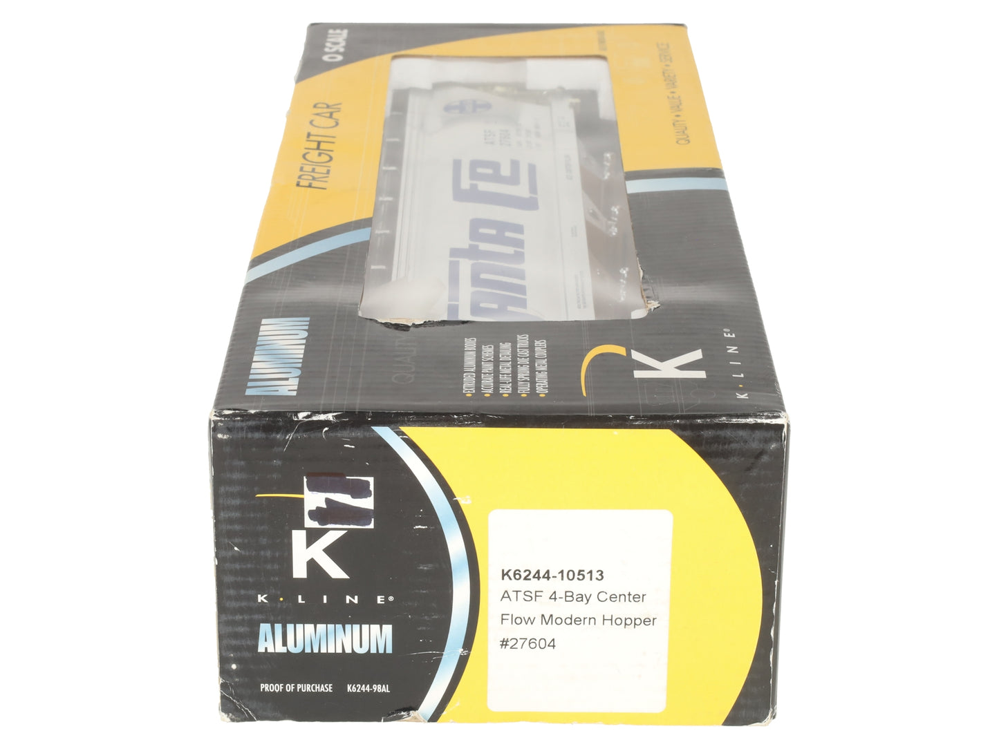 K-Line K6244-10513 O Gauge Santa Fe Center Flow Hopper #27604 LN/Box
