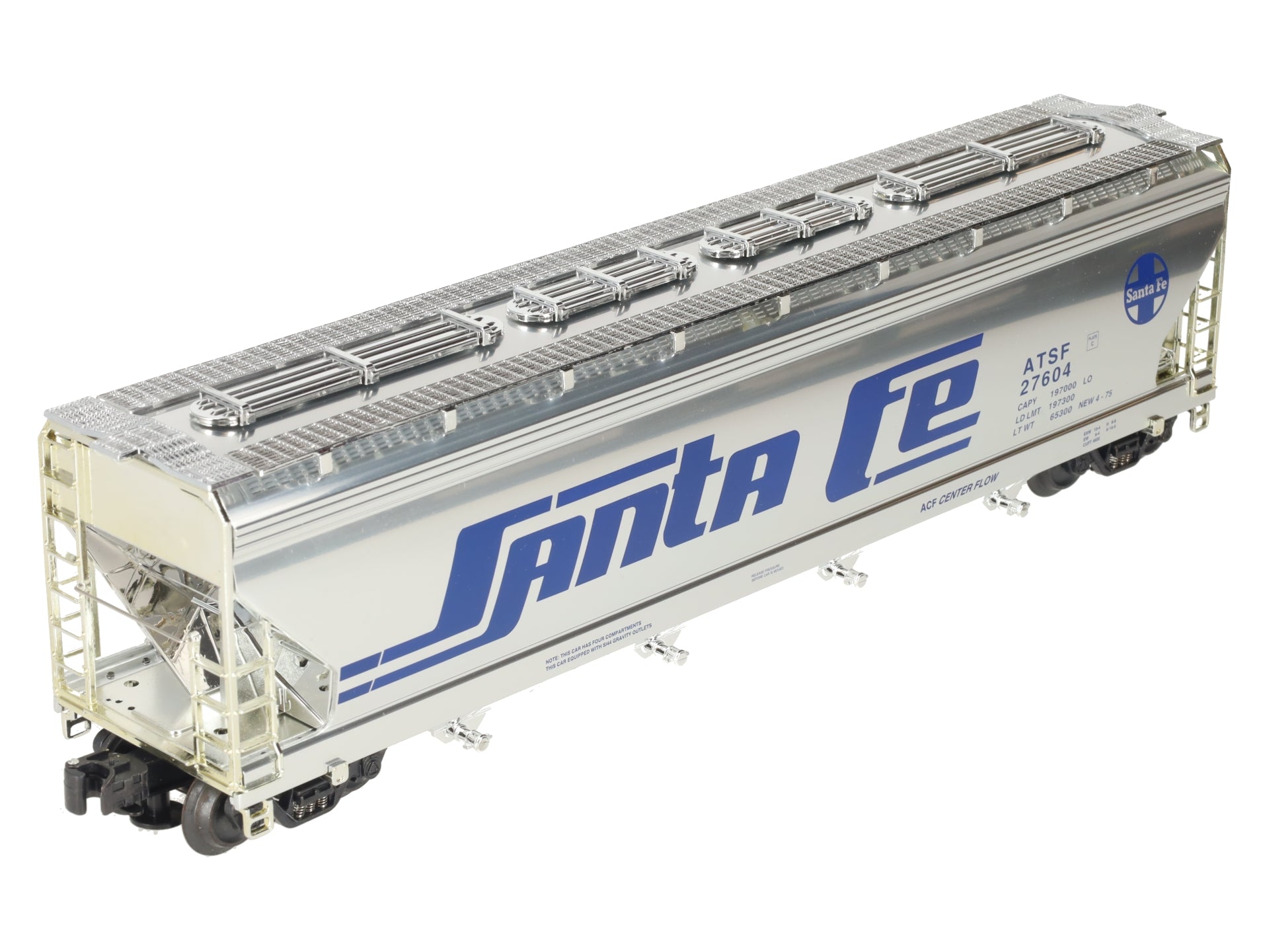 K-Line K6244-10513 O Gauge Santa Fe Center Flow Hopper #27604 LN/Box