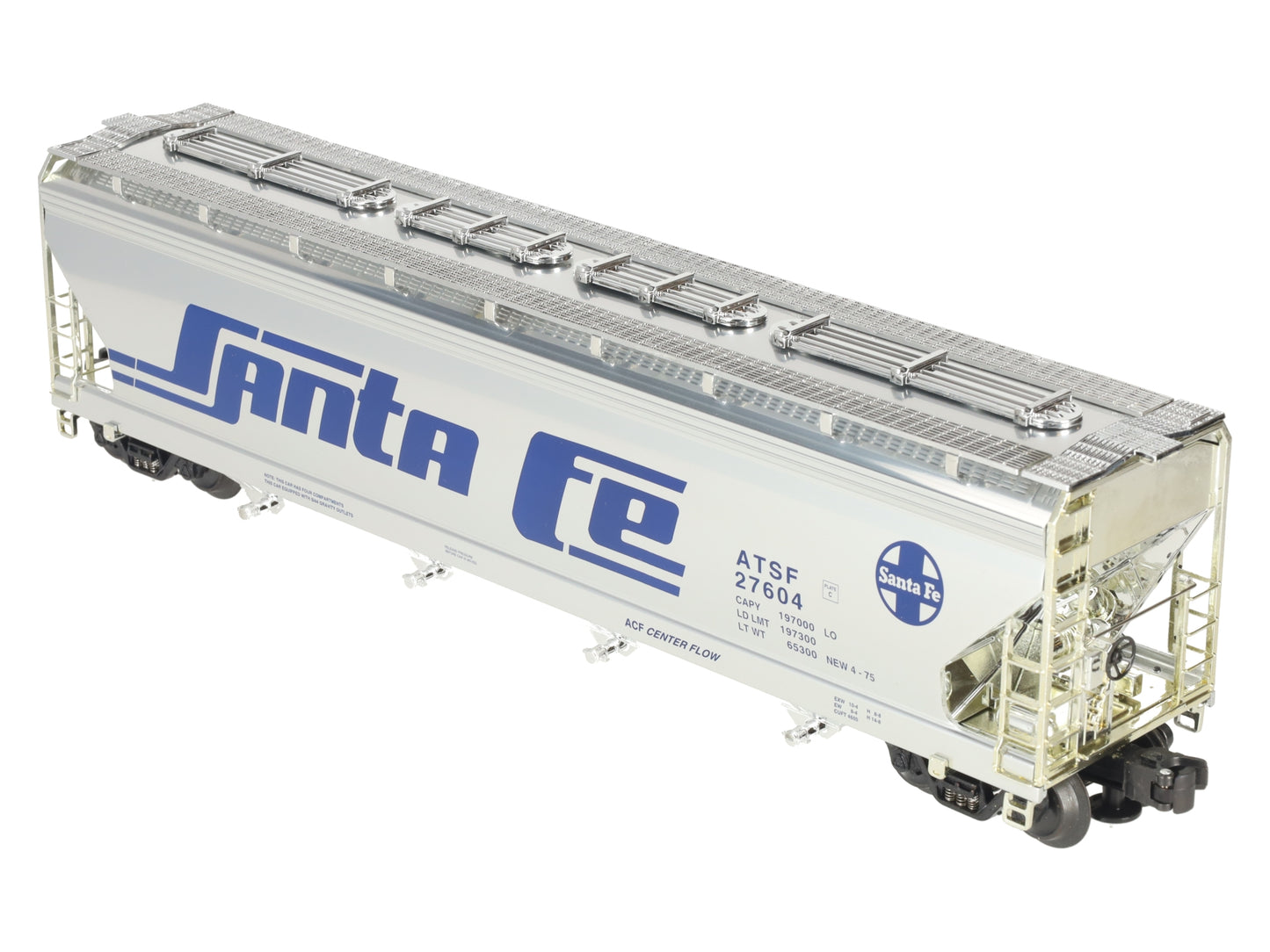 K-Line K6244-10513 O Gauge Santa Fe Center Flow Hopper #27604 LN/Box