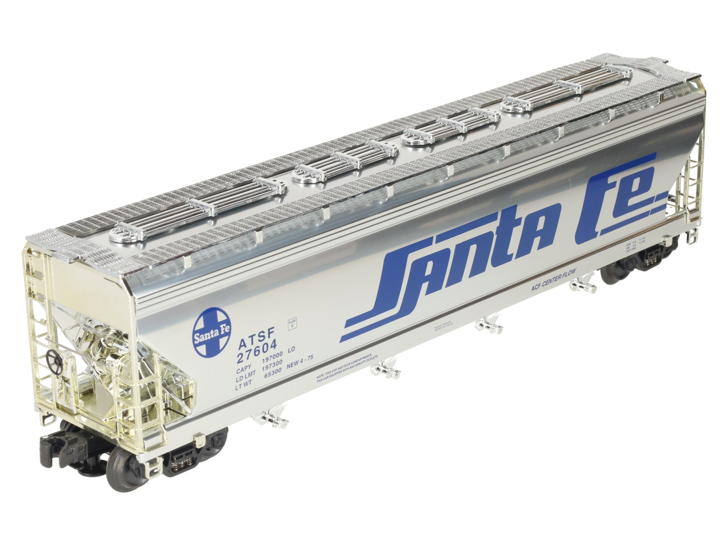 K-Line K6244-10513 O Gauge Santa Fe Center Flow Hopper #27604 LN/Box