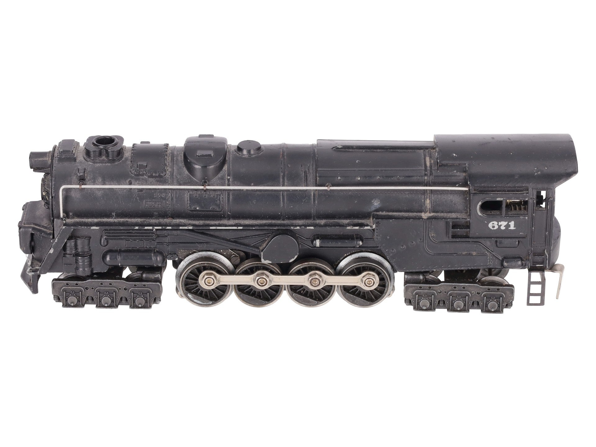 Lionel 671RR Vintage O Steam Loco- 52 Version w/o Magnetraction VG