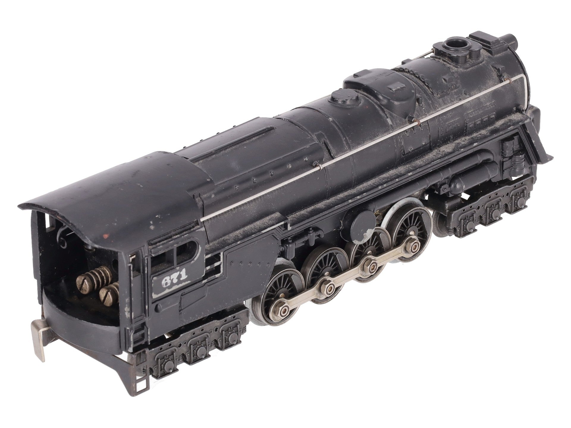 Lionel 671RR Vintage O Steam Loco- 52 Version w/o Magnetraction VG