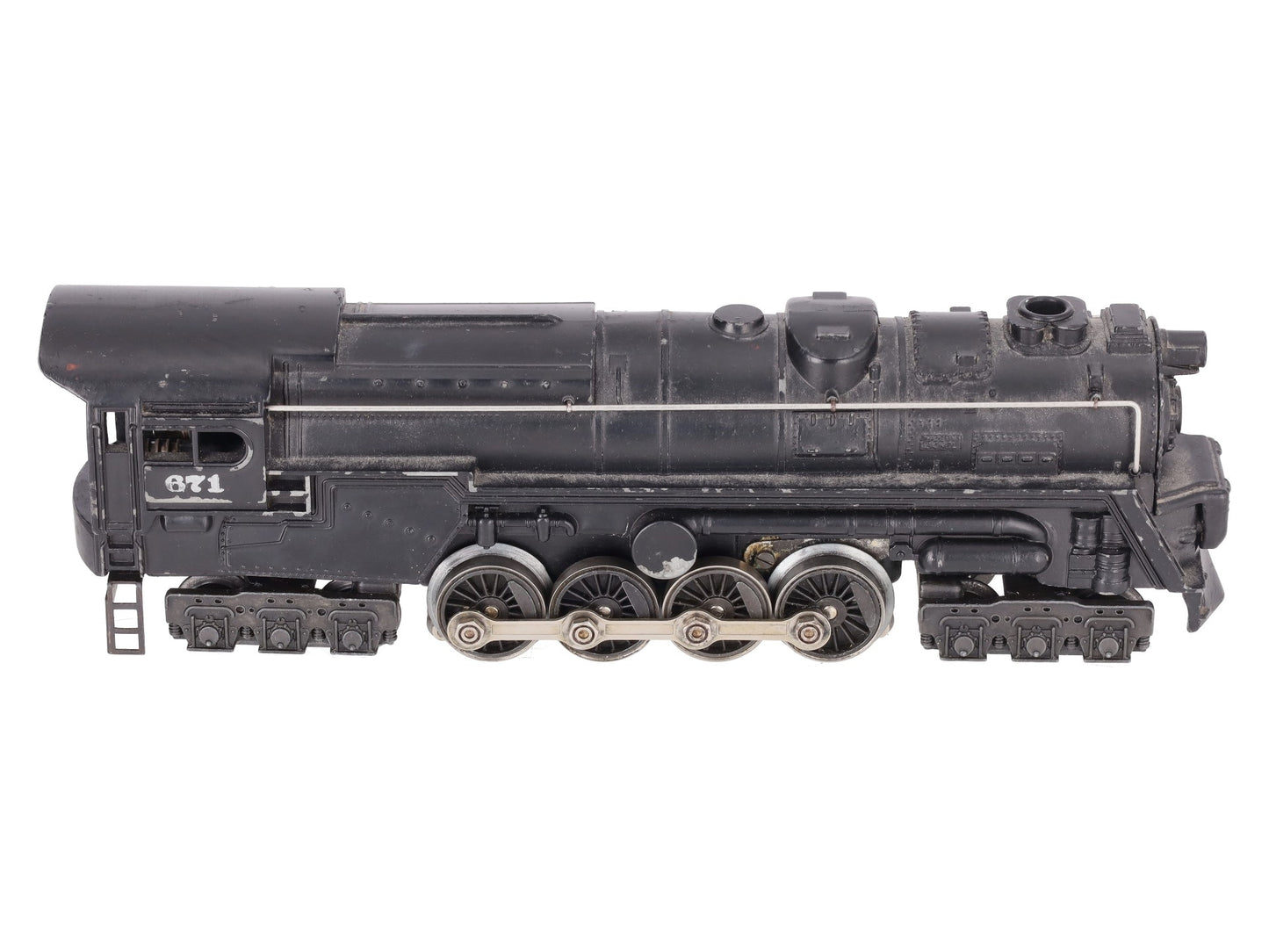 Lionel 671RR Vintage O Steam Loco- 52 Version w/o Magnetraction VG