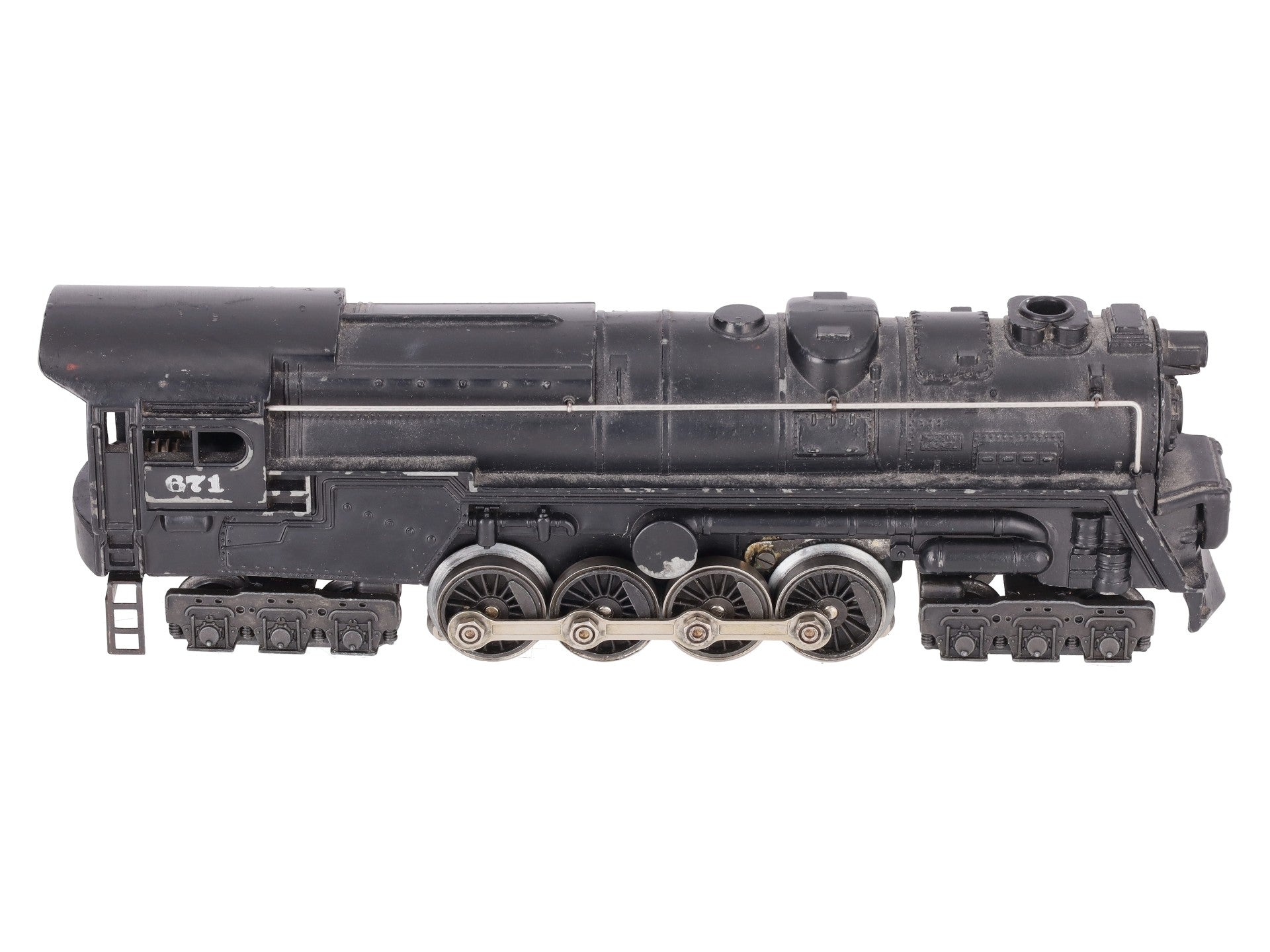 Lionel 671RR Vintage O Steam Loco- 52 Version w/o Magnetraction VG