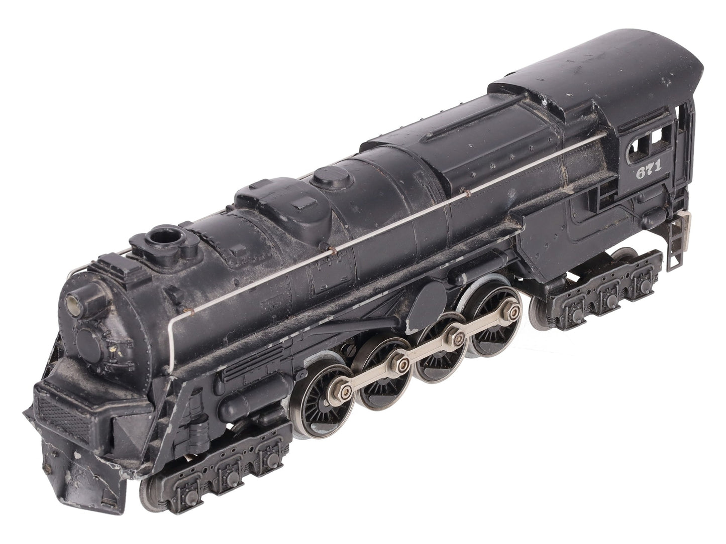 Lionel 671RR Vintage O Steam Loco- 52 Version w/o Magnetraction VG