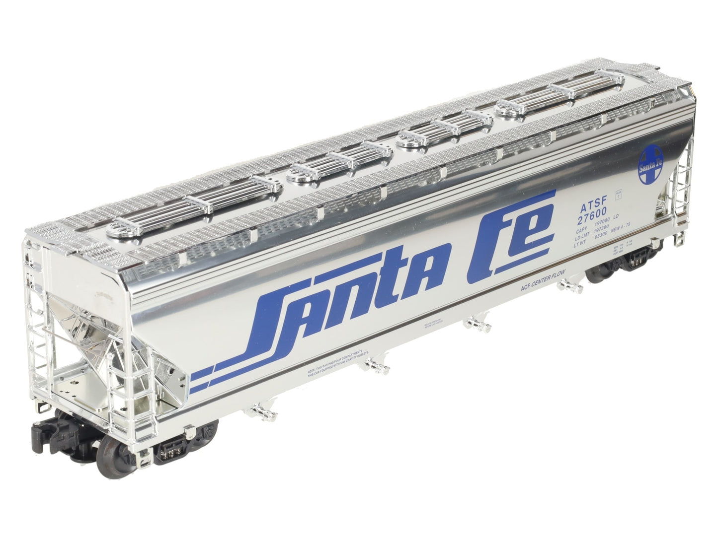 K-Line K6244-10511 O Gauge Santa Fe Hopper #27600 LN/Box