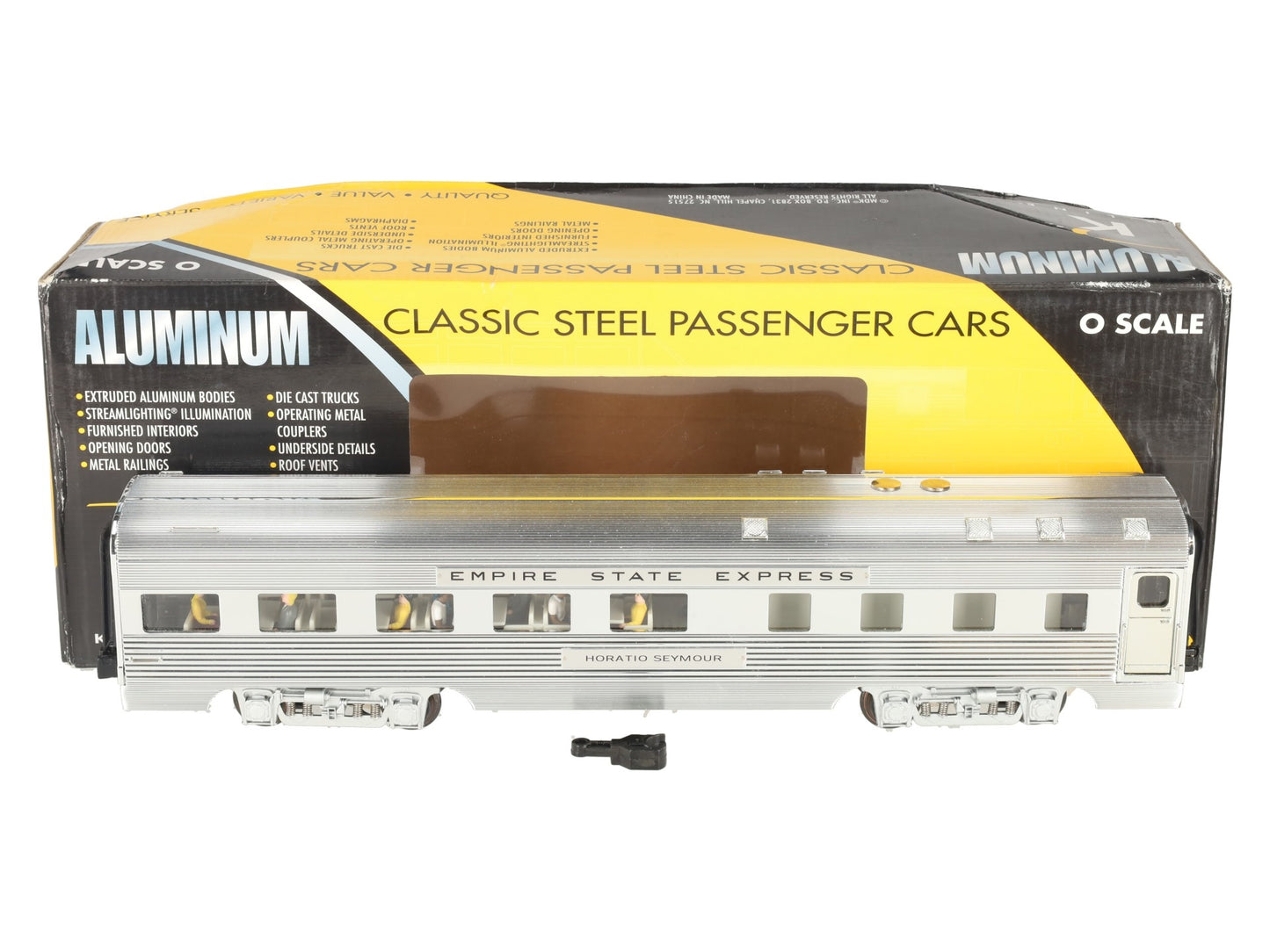 K-Line K4670-10689 O New York Central "Horatio Seymour" 15" Aluminum Diner Car LN/Box