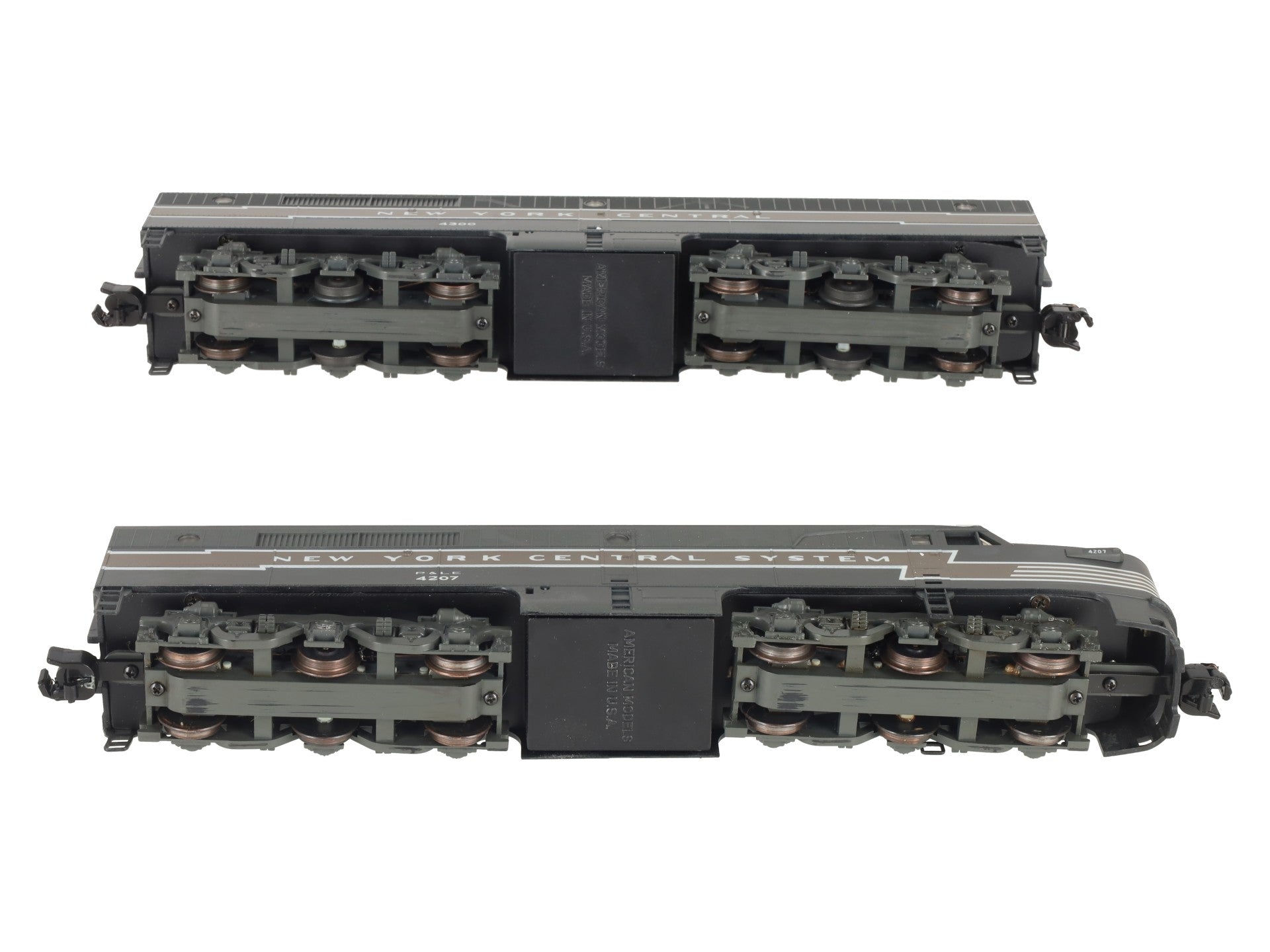 American Models S NYC PA-1 AB Diesel Set- AC High Rail w/ Sound Unit EX/Box