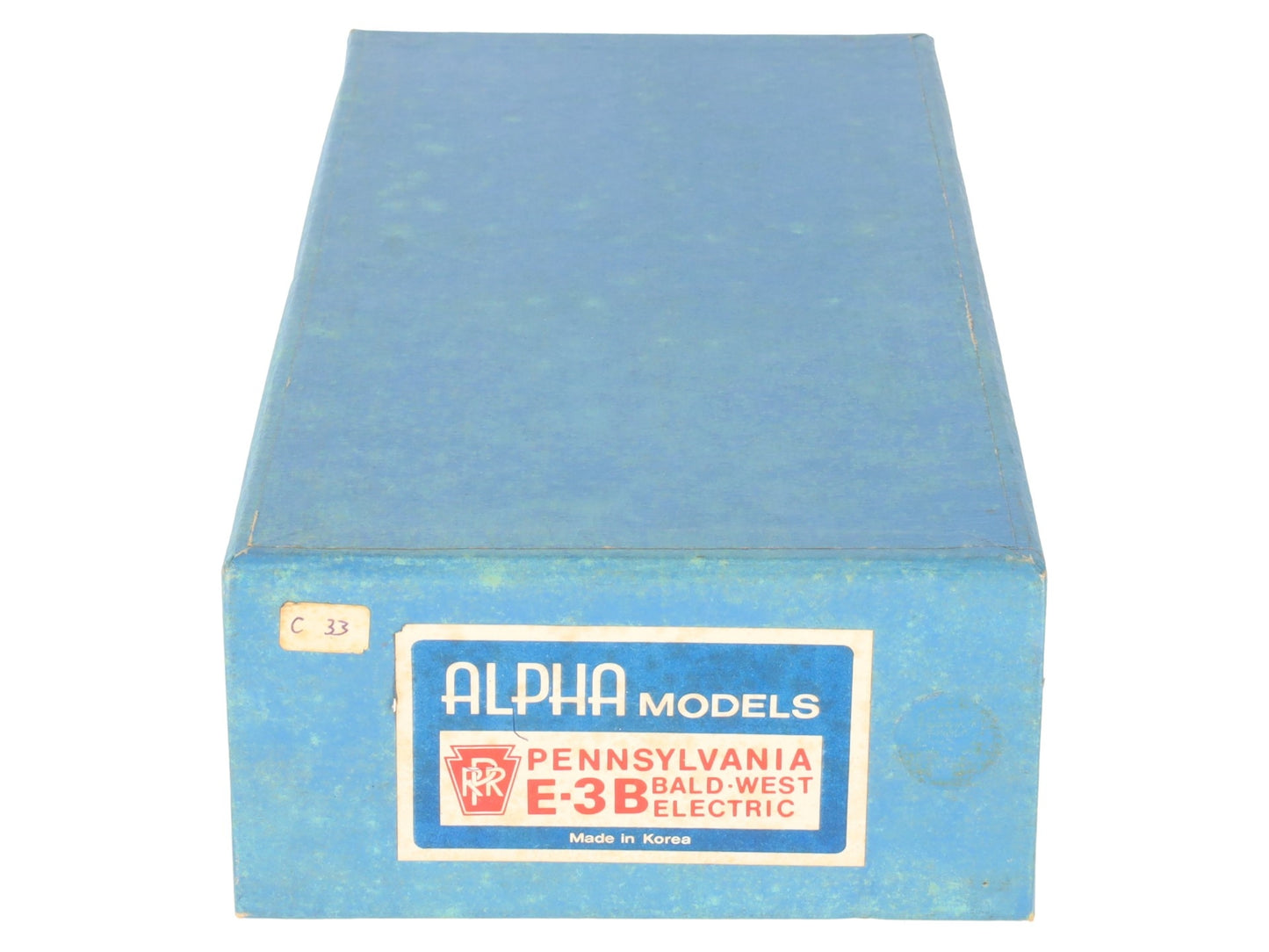 Alpha Models HO BRASS Pennsylvania E-3B Bald West Electric Locomotive- U/P EX/Box