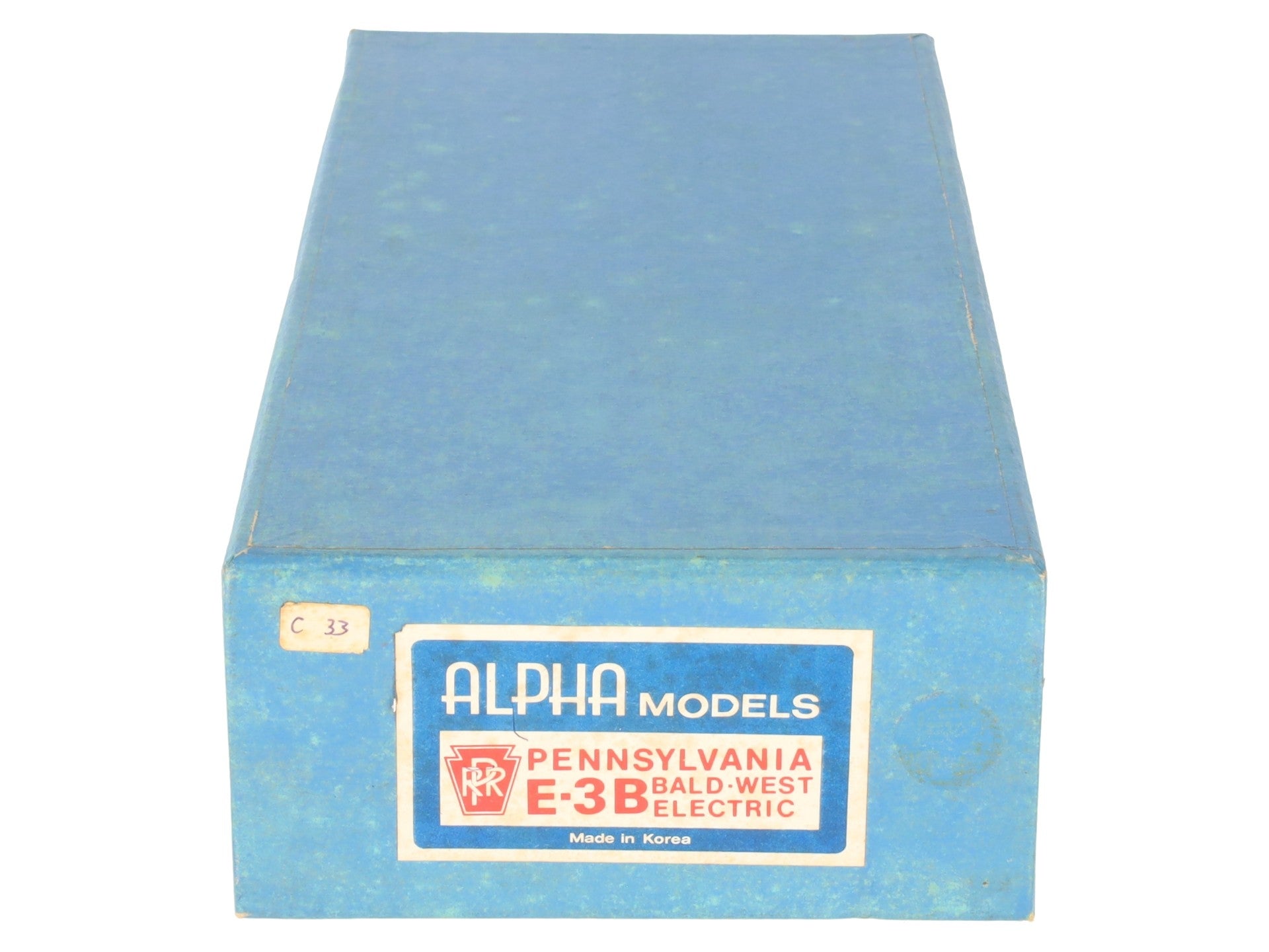 Alpha Models HO BRASS Pennsylvania E-3B Bald West Electric Locomotive- U/P EX/Box
