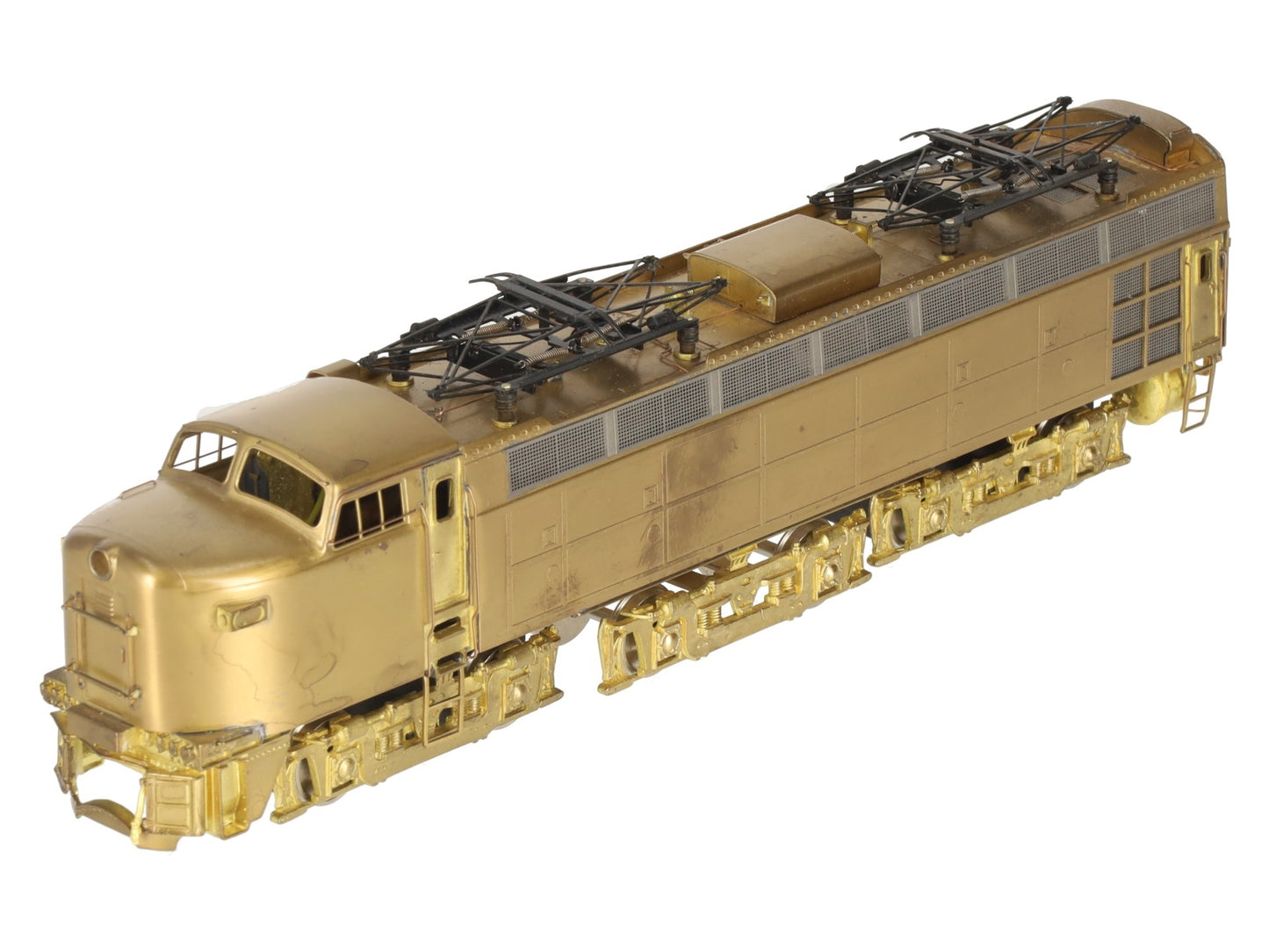 Alpha Models HO BRASS Pennsylvania E-3B Bald West Electric Locomotive- U/P EX/Box