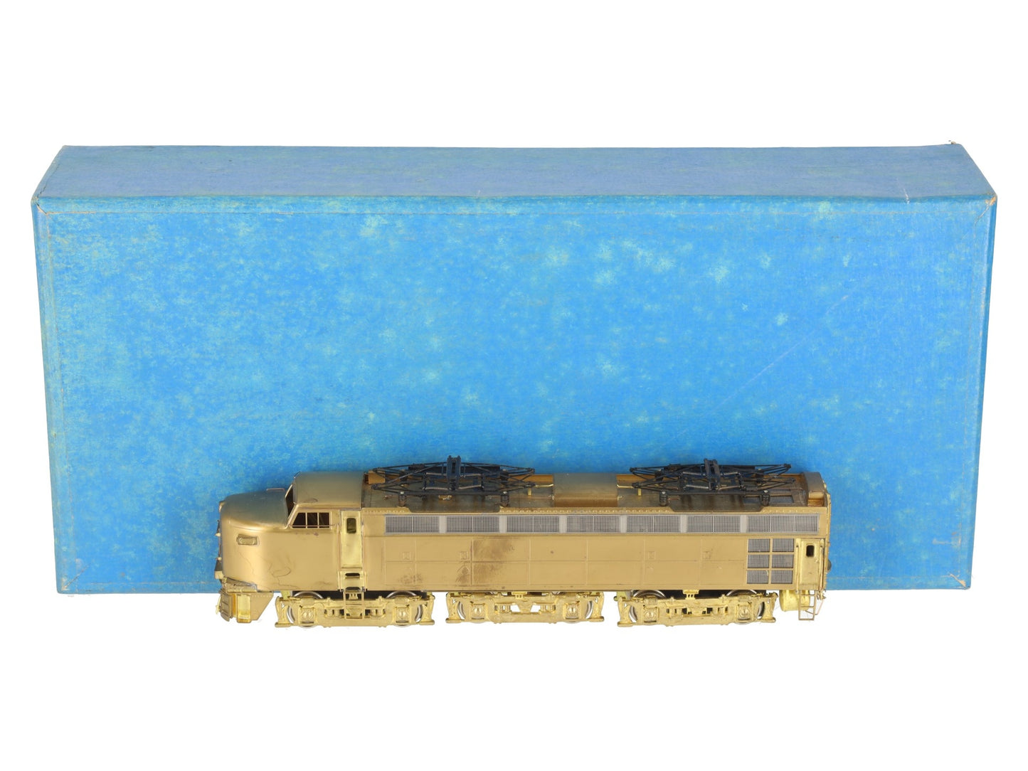 Alpha Models HO BRASS Pennsylvania E-3B Bald West Electric Locomotive- U/P EX/Box