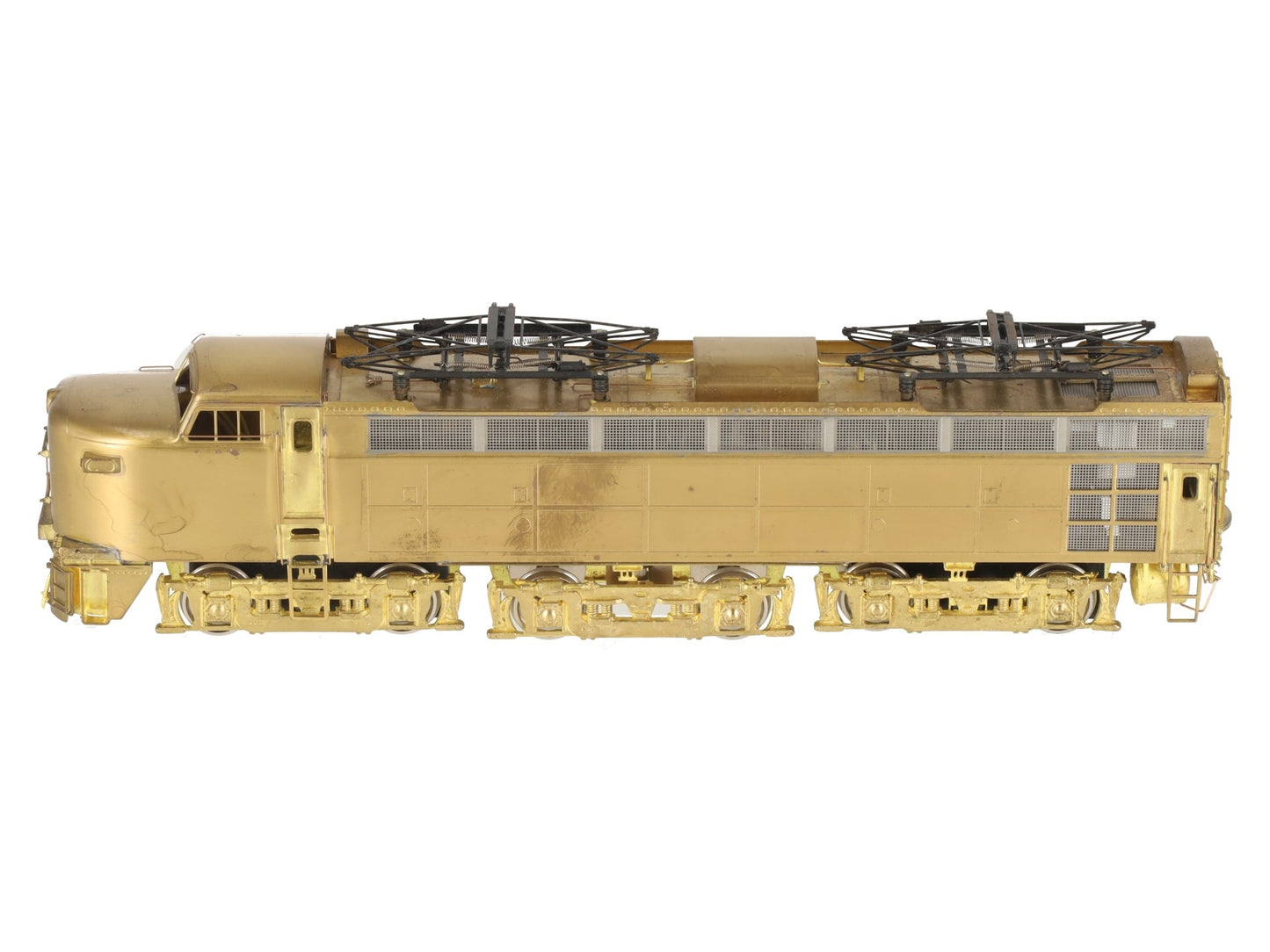Alpha Models HO BRASS Pennsylvania E-3B Bald West Electric Locomotive- U/P EX/Box
