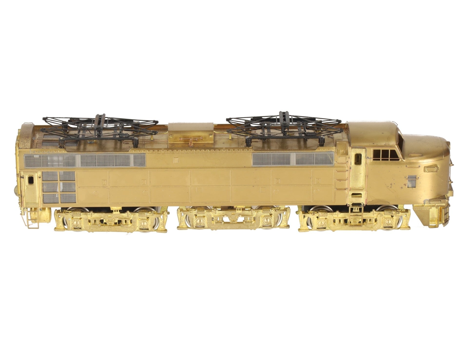 Alpha Models HO BRASS Pennsylvania E-3B Bald West Electric Locomotive- U/P EX/Box