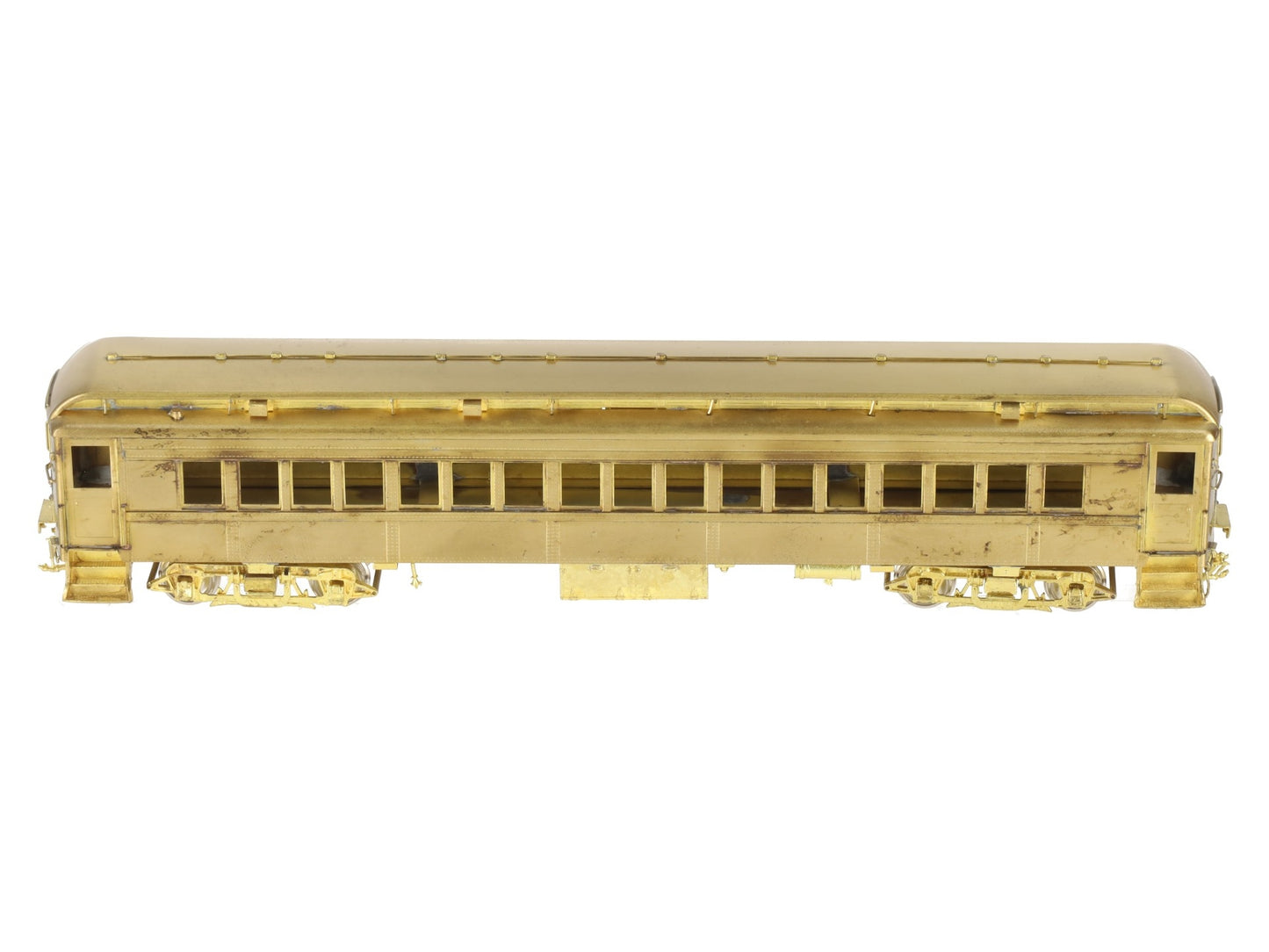 Railworks R-178 HO BRASS Pennsylvania Railroad P-54 Trailer Coach Car- Unpainted EX/Box