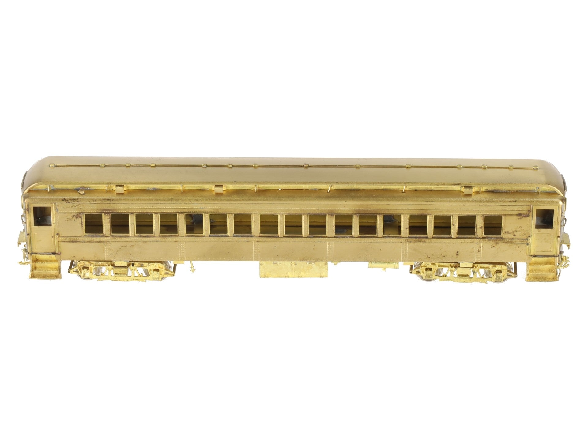 Railworks R-178 HO BRASS Pennsylvania Railroad P-54 Trailer Coach Car- Unpainted EX/Box