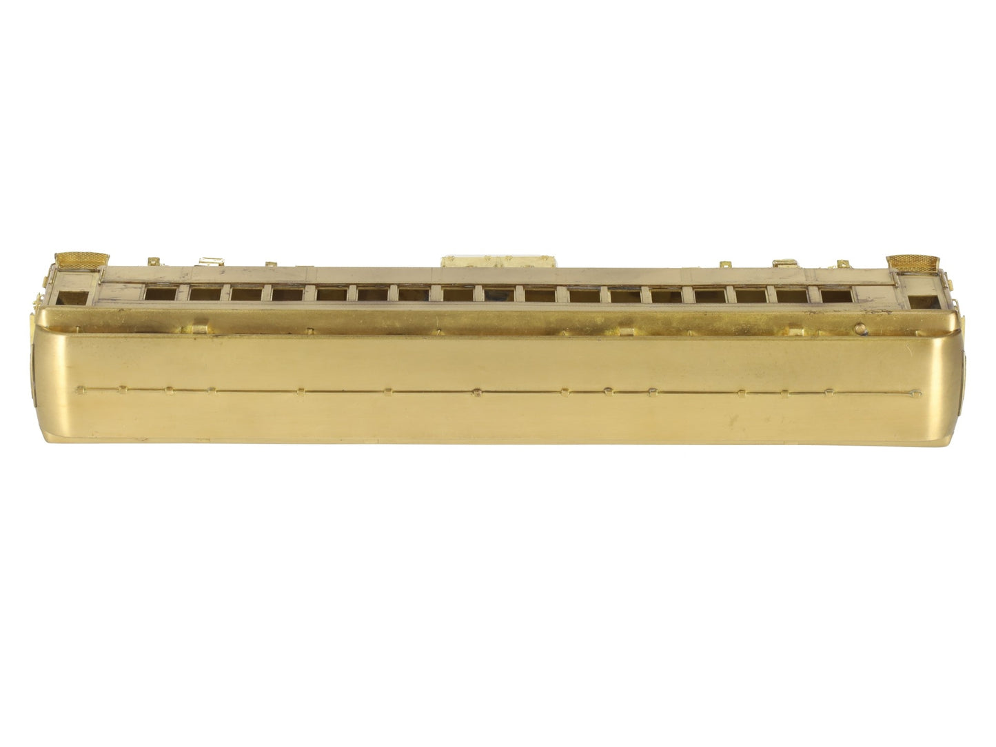 Railworks R-178 HO BRASS Pennsylvania Railroad P-54 Trailer Coach Car- Unpainted EX/Box