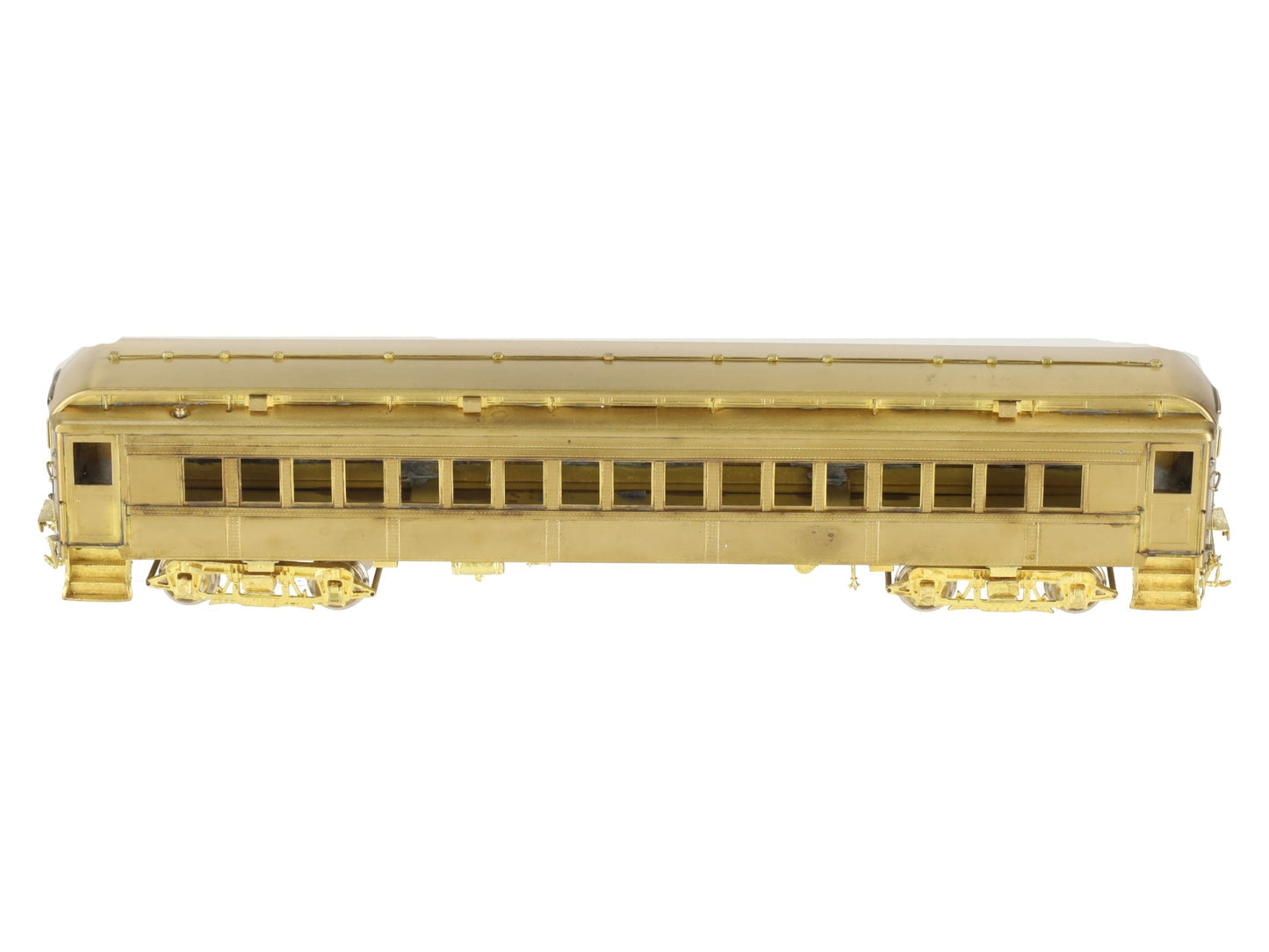 Railworks R-178 HO BRASS Pennsylvania Railroad P-54 Trailer Coach Car- Unpainted EX/Box