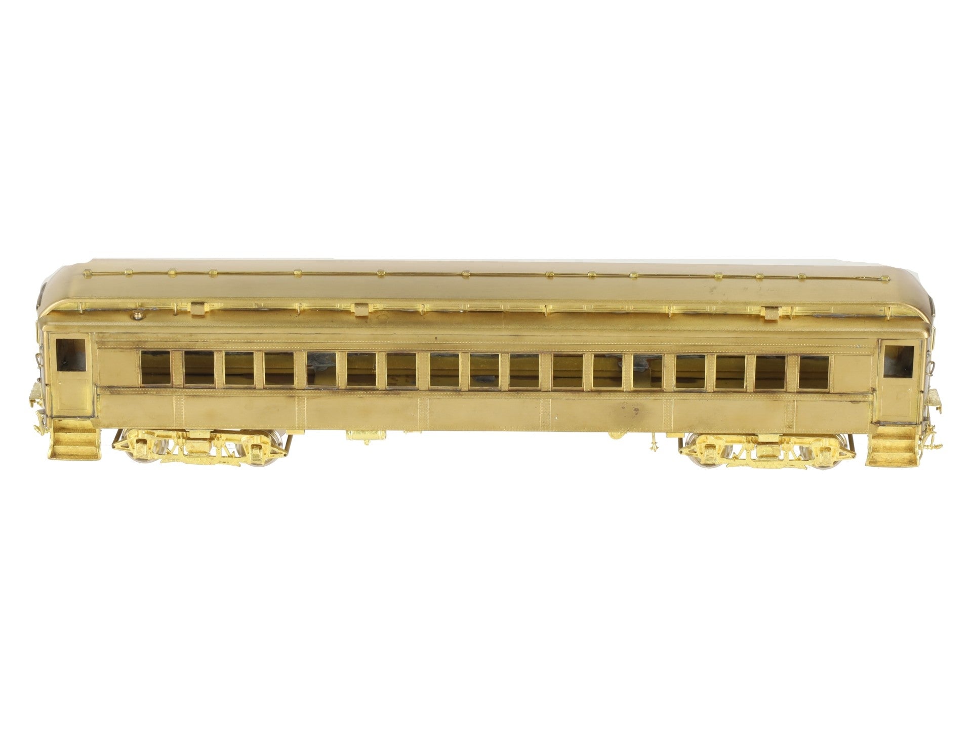 Railworks R-178 HO BRASS Pennsylvania Railroad P-54 Trailer Coach Car- Unpainted EX/Box