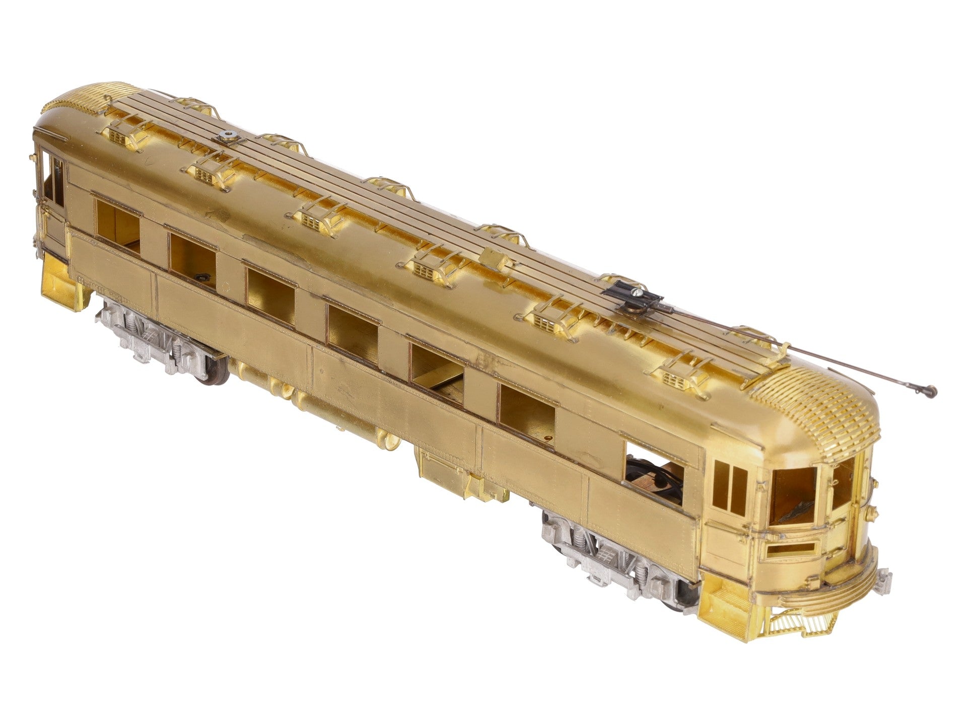 The Car Works 410-413 O Scale North Shore Line CNS Coach-Powered EX/Box